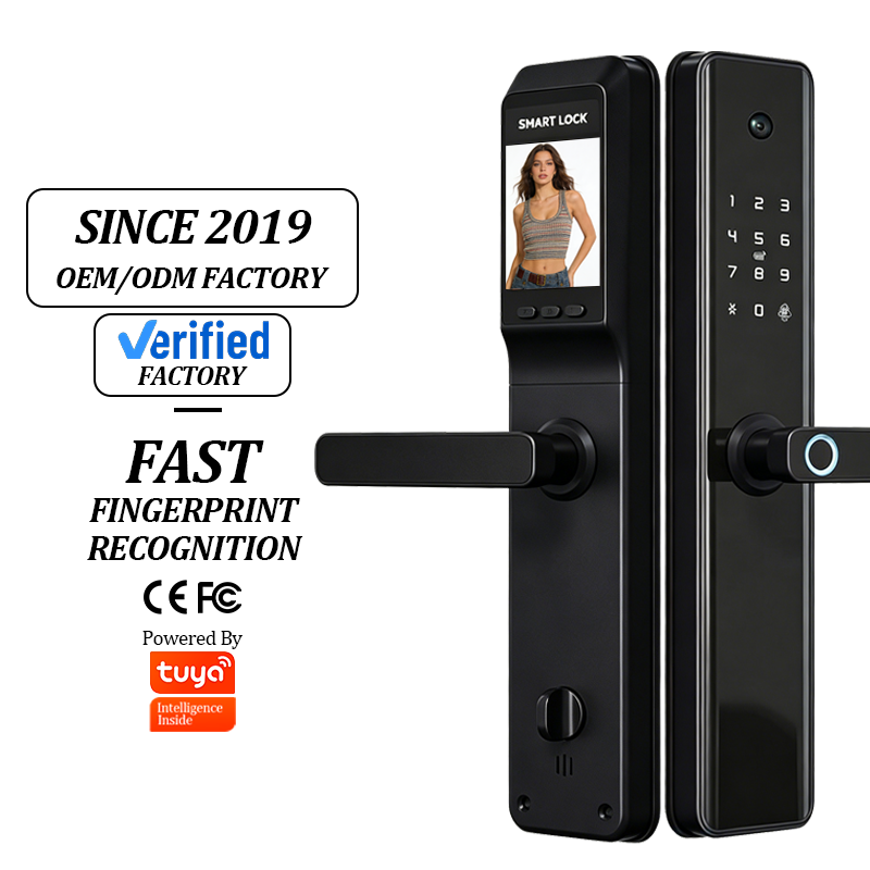 Zhengzhou Ruixiang Intelligent Technology Co., Ltd. Facebook ad: Semi-Automatic Handle Smart Lock with Large Visual Display…