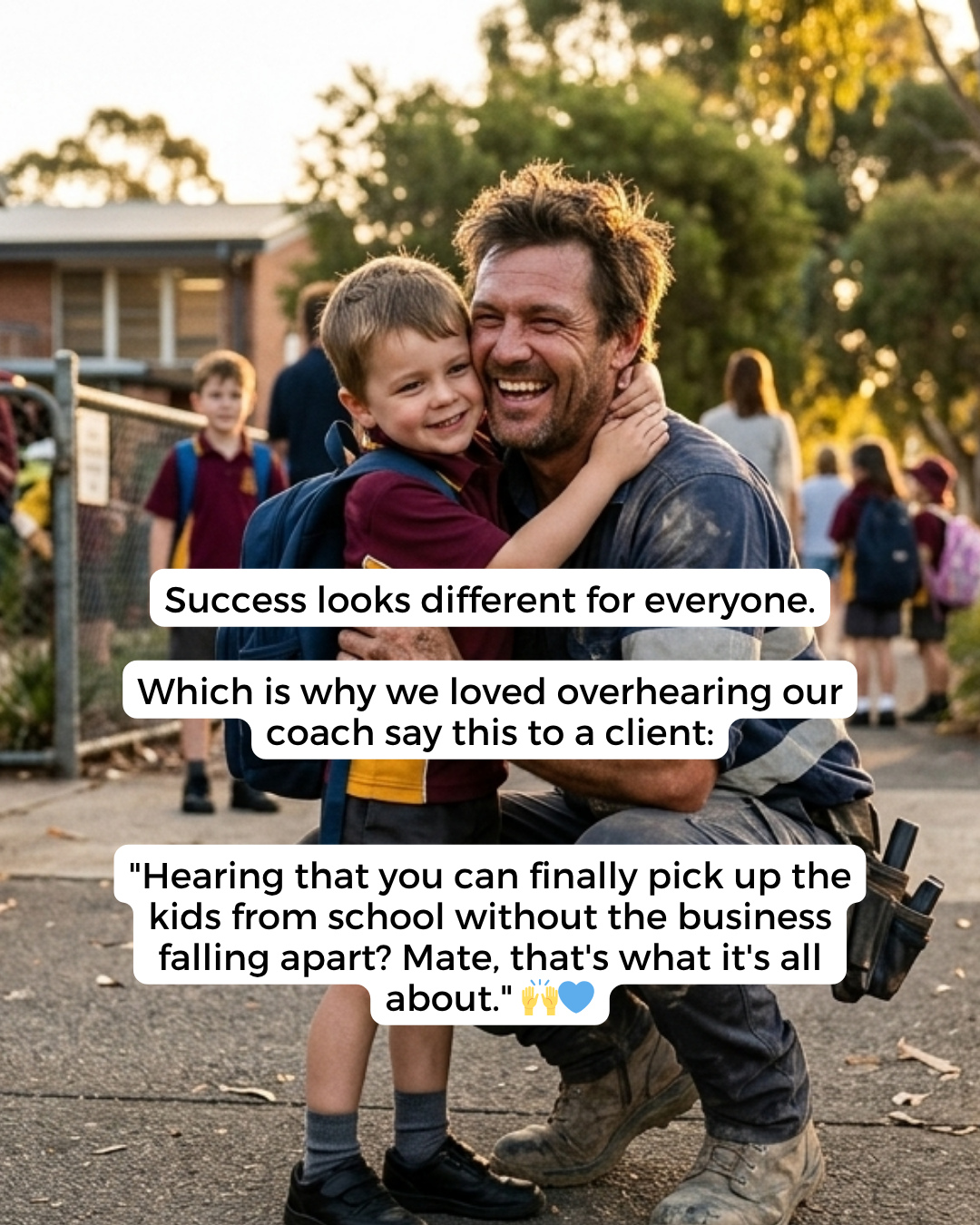 UpScale Tradie Business Coaching Facebook ad