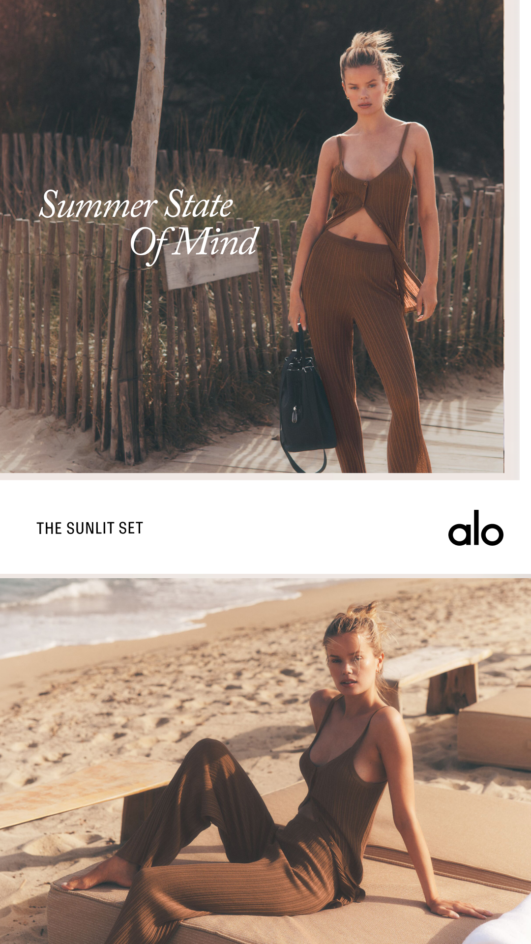 Alo Yoga Facebook ad