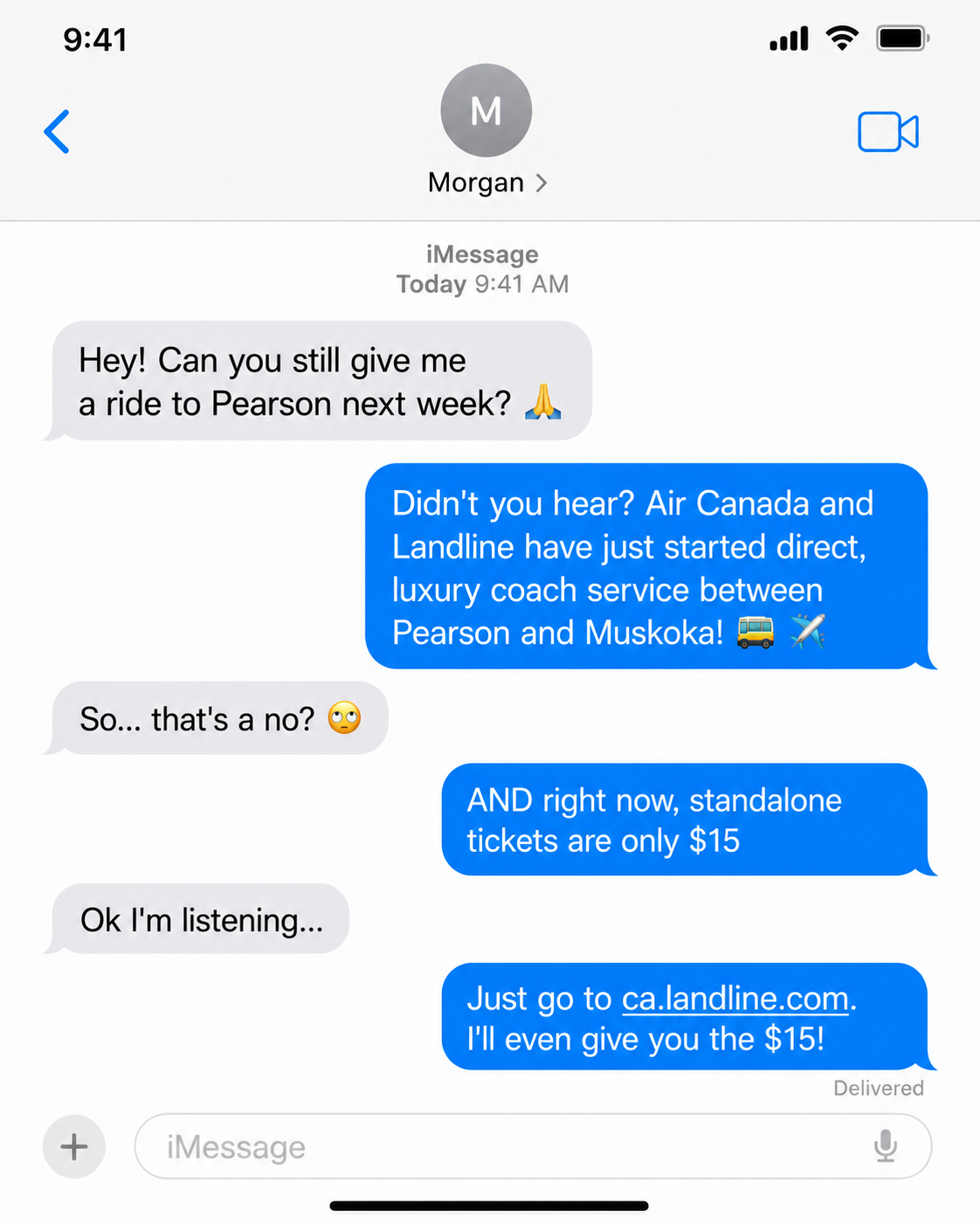 The Landline Company Facebook ad