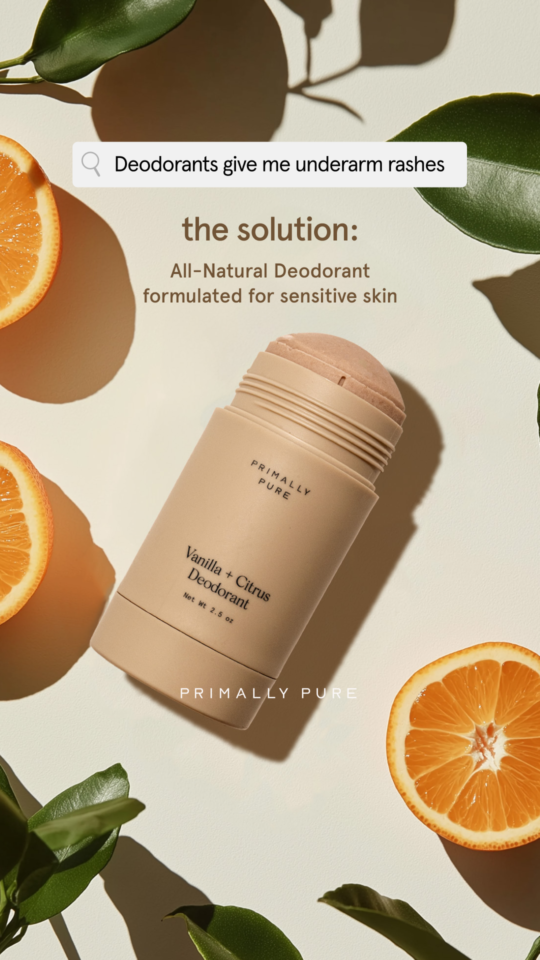 Primally Pure Skincare Facebook ad