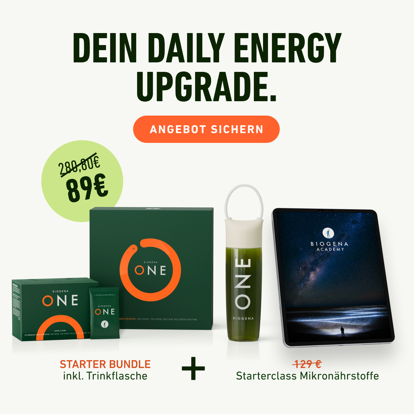 BIOGENA ONE Facebook ad