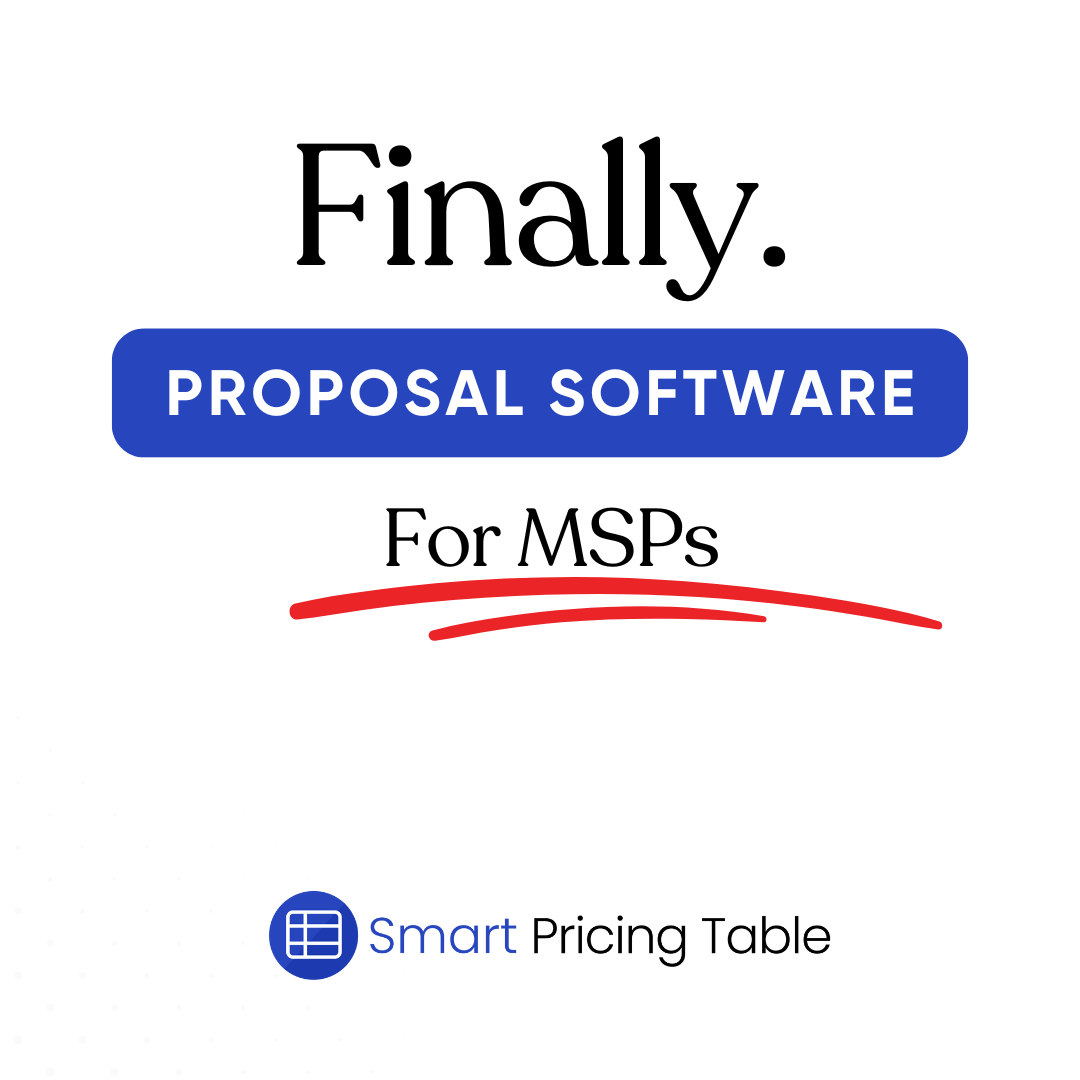 Smart Pricing Table Facebook ad