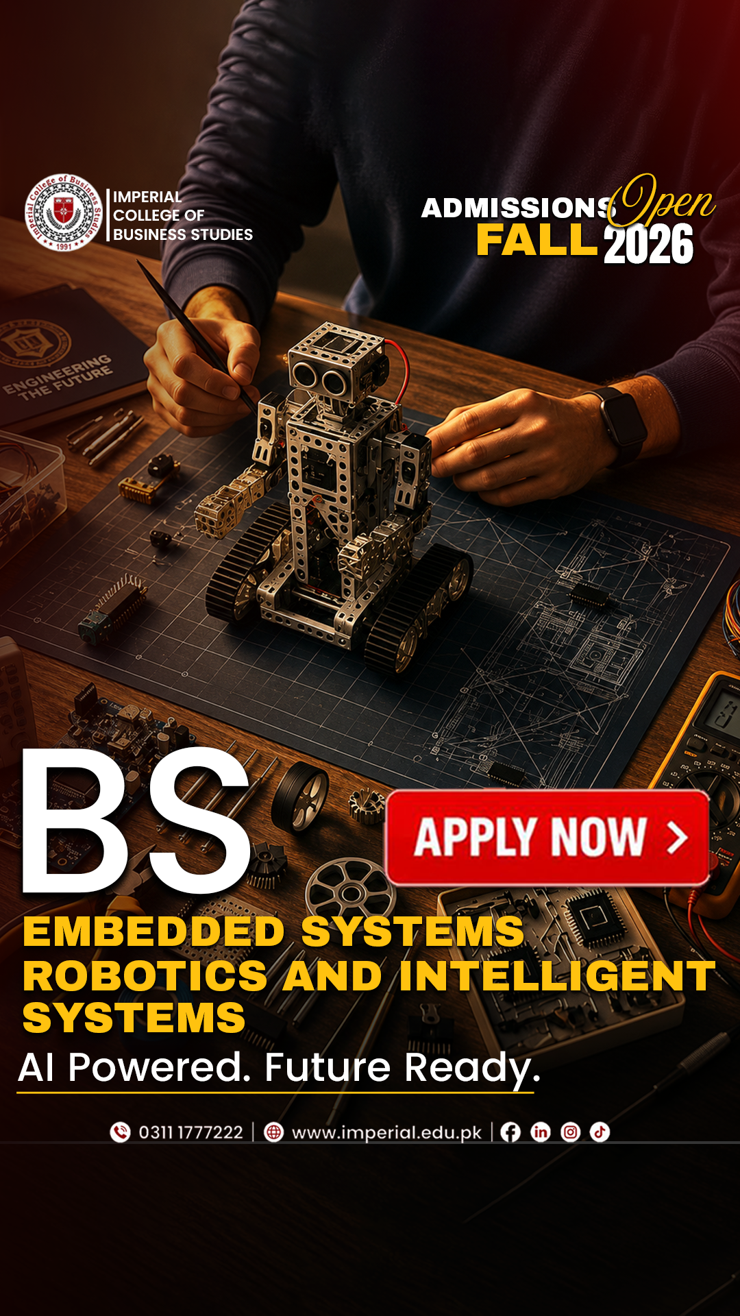 Imperial College of Business Studies Facebook ad from Jun 12, 2026