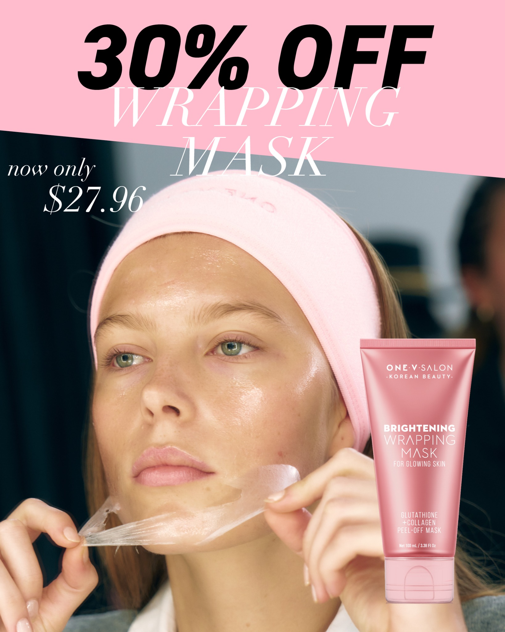 One V Salon Facebook ad