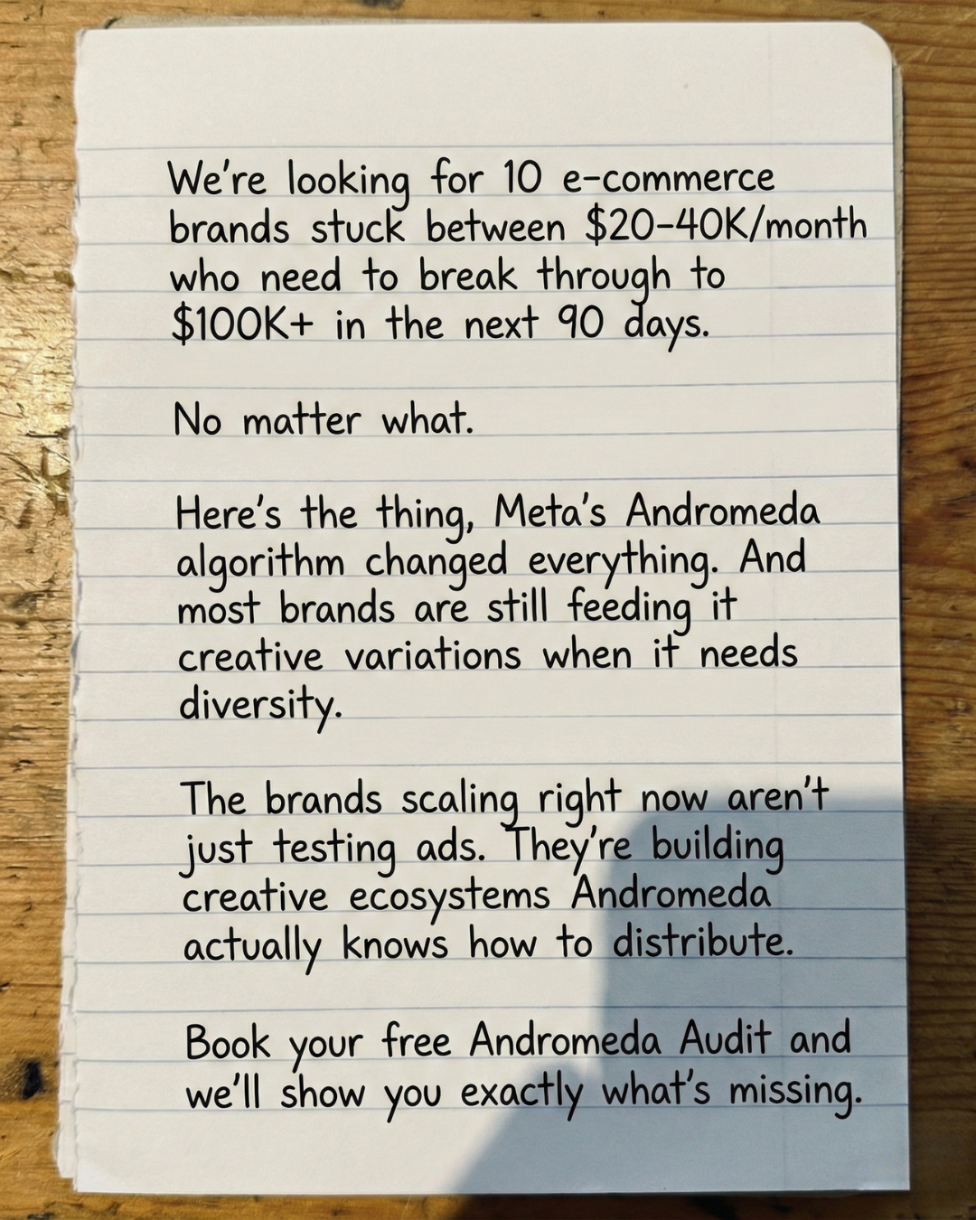 Snappic E-com Growth Facebook ad