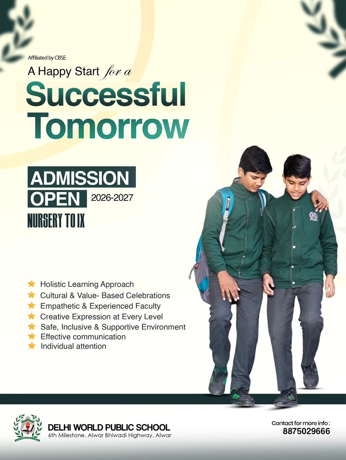 Delhi  World Public School, Alwar Facebook ad