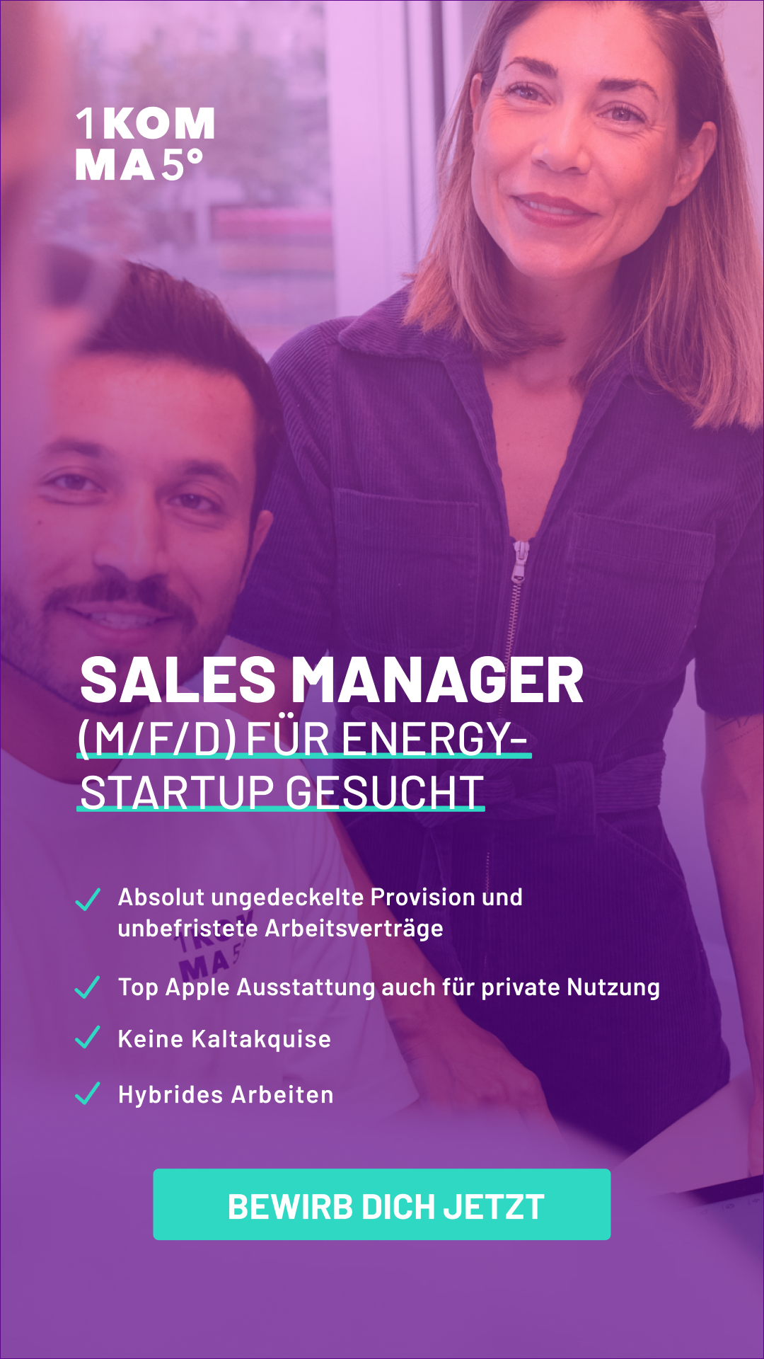 1KOMMA5GRAD Facebook ad