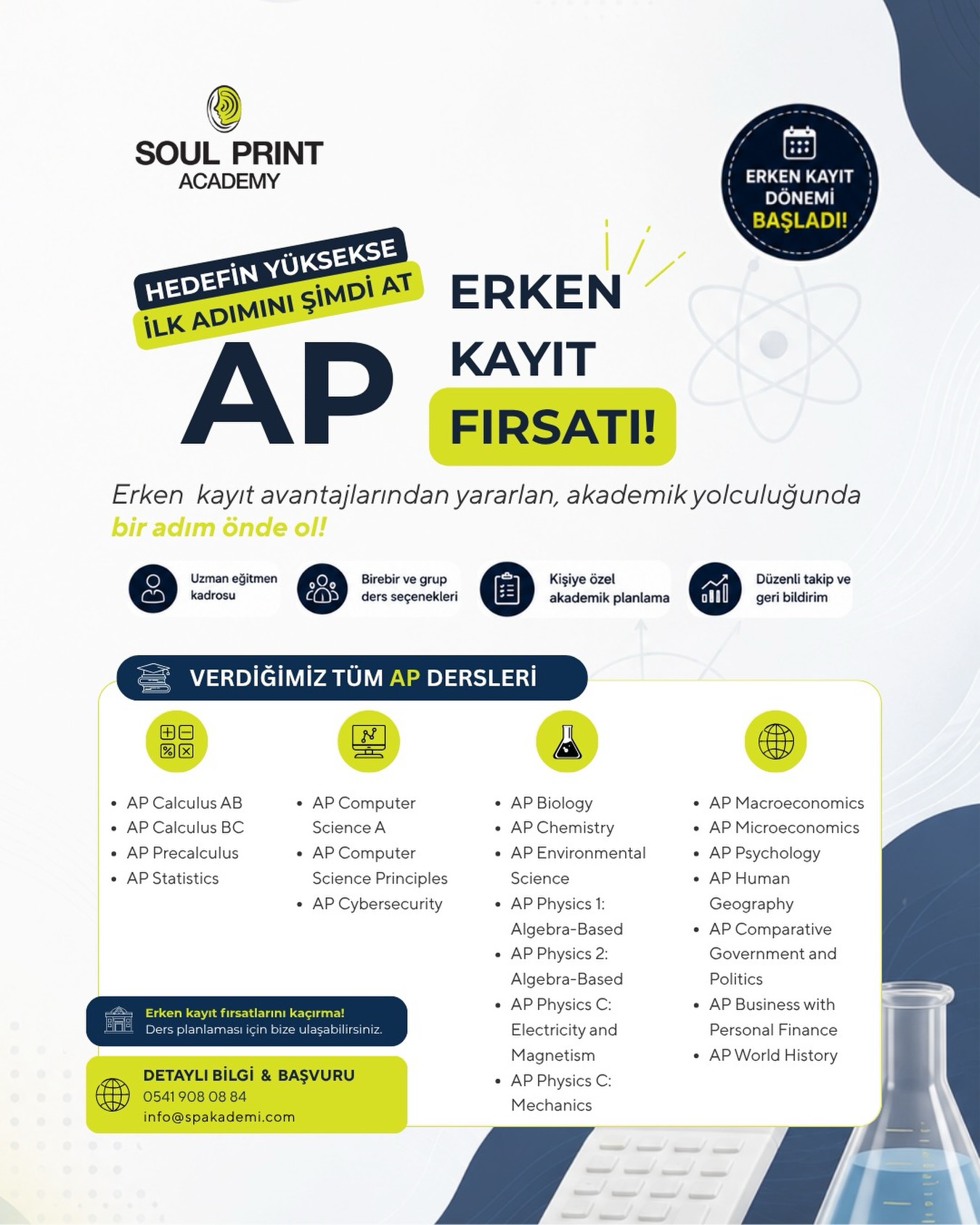 SP Academy Facebook ad: 2026-2027 dönemi AP programlarımız için erken kayıt süreci…