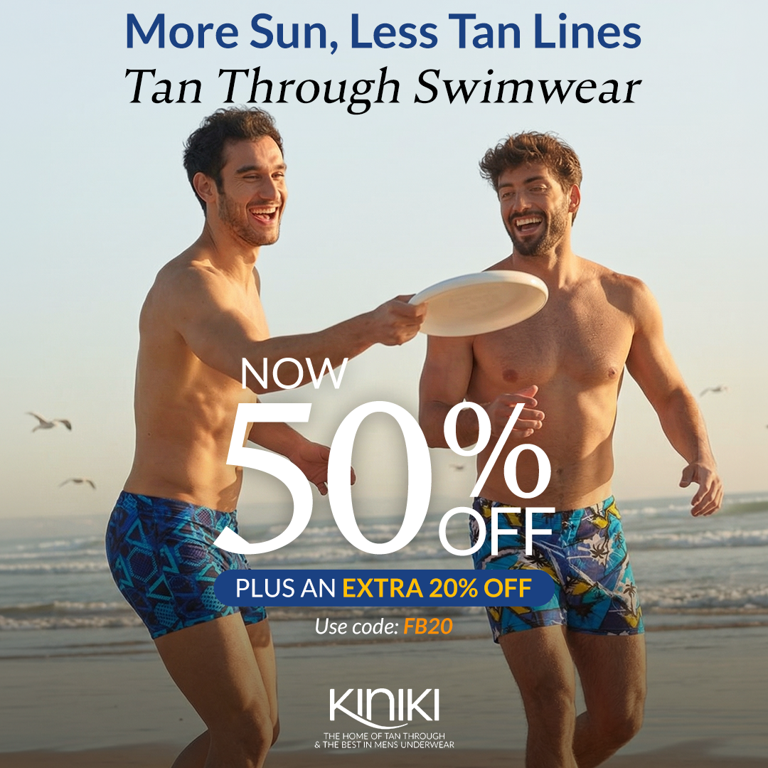 Kiniki Tan Through Swimwear/ Mens Underwear Facebook ad