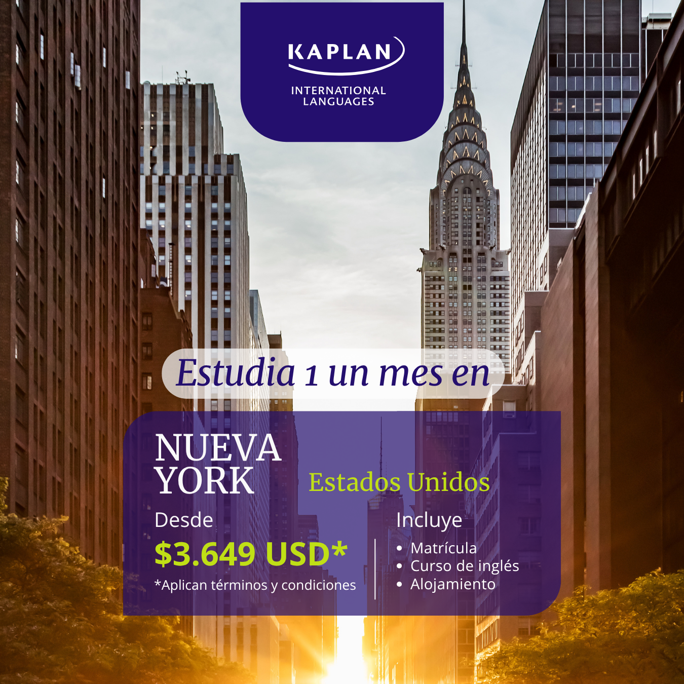 Kaplan International Languages - Latinoamérica Facebook ad
