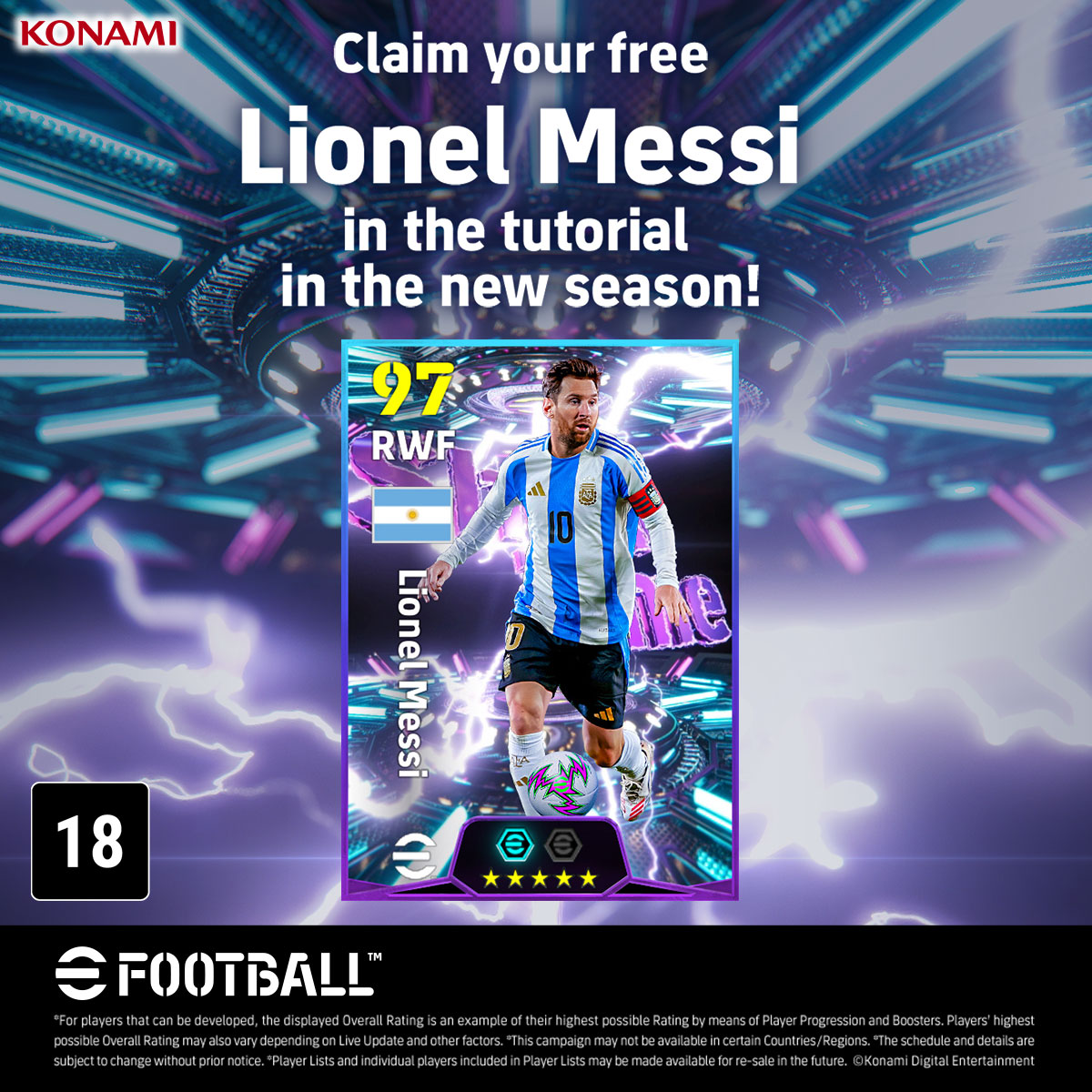 Konami App Facebook ad