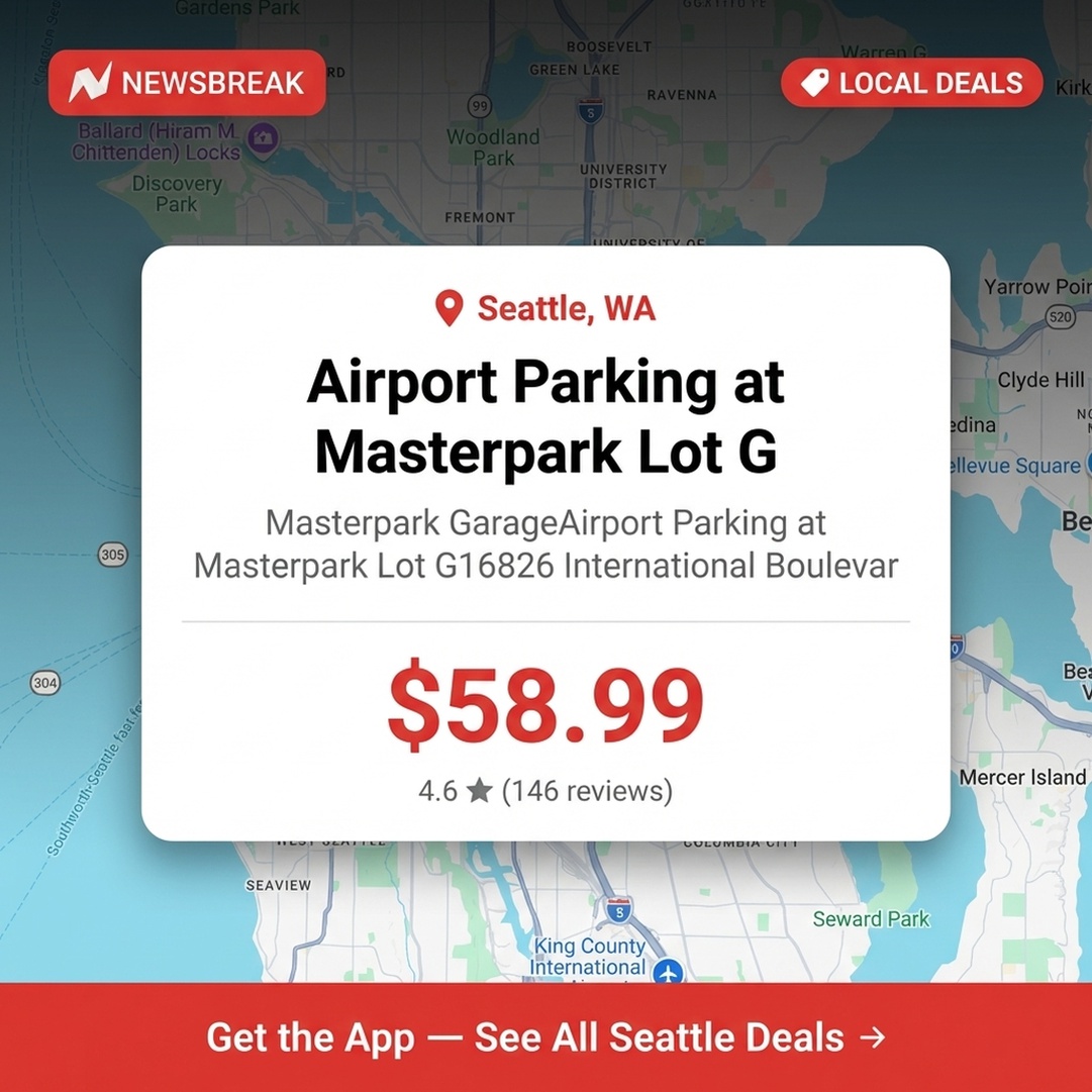 Seattle, WA Local - News Break Facebook ad: Local deals in Seattle, $58.99