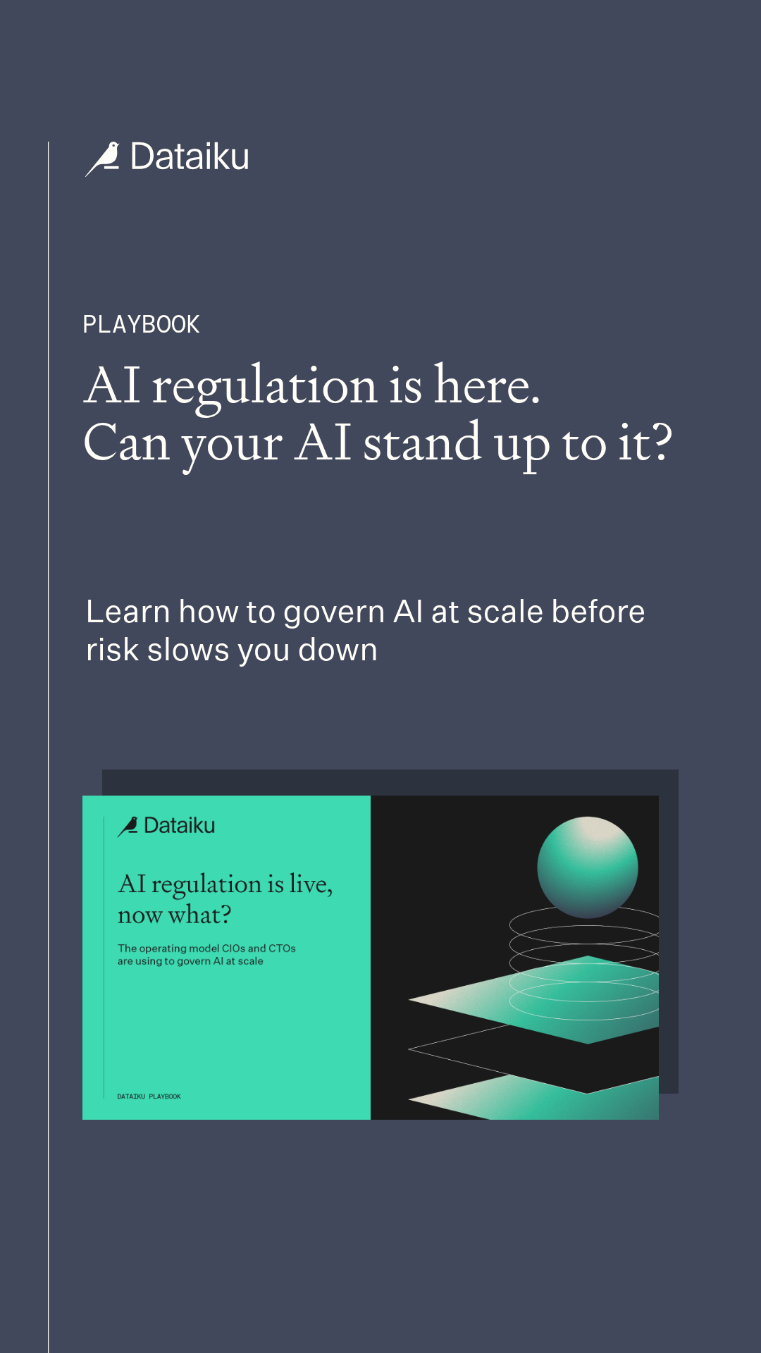 Dataiku Facebook ad