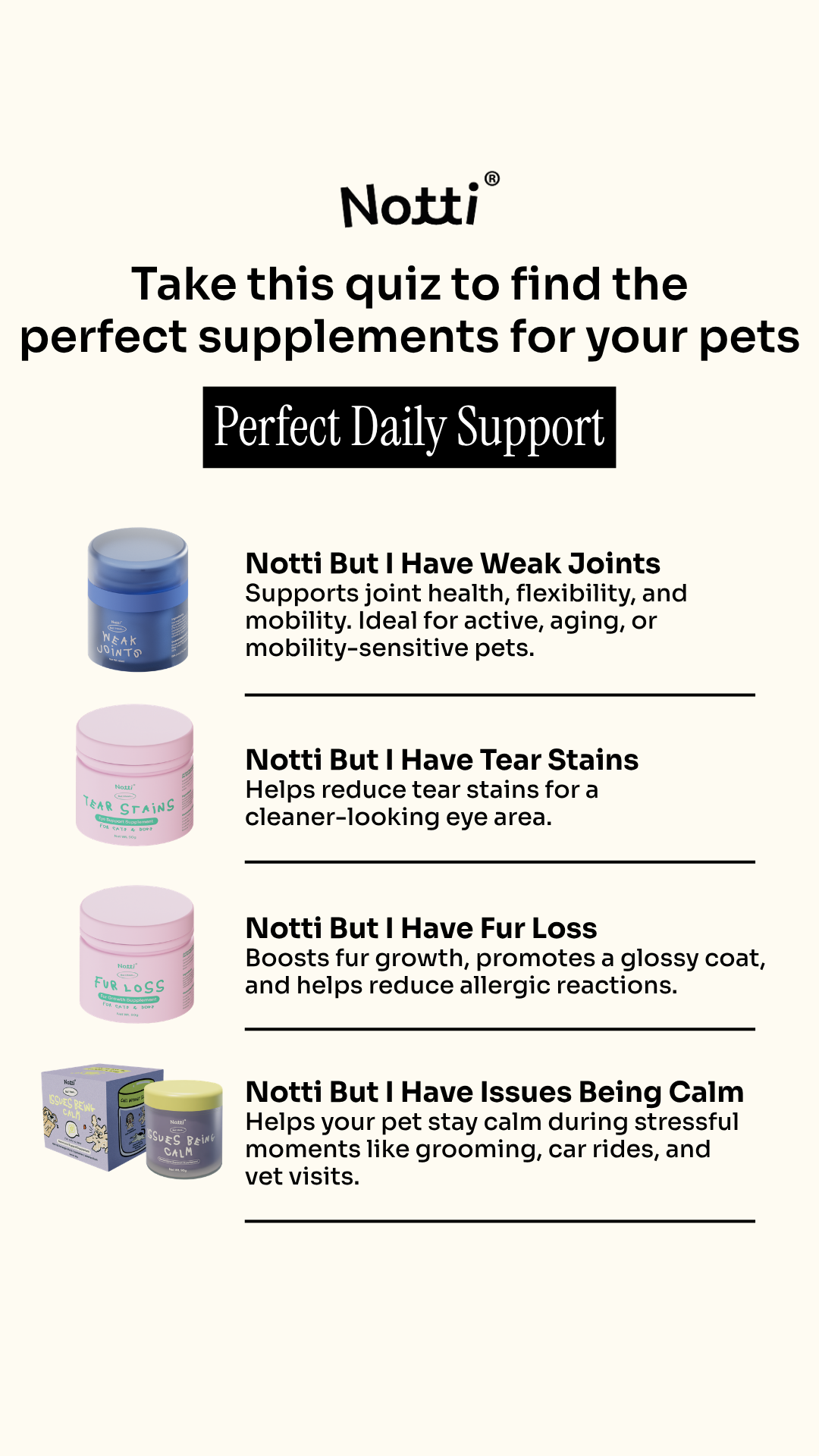 Notti Pet Food Facebook ad