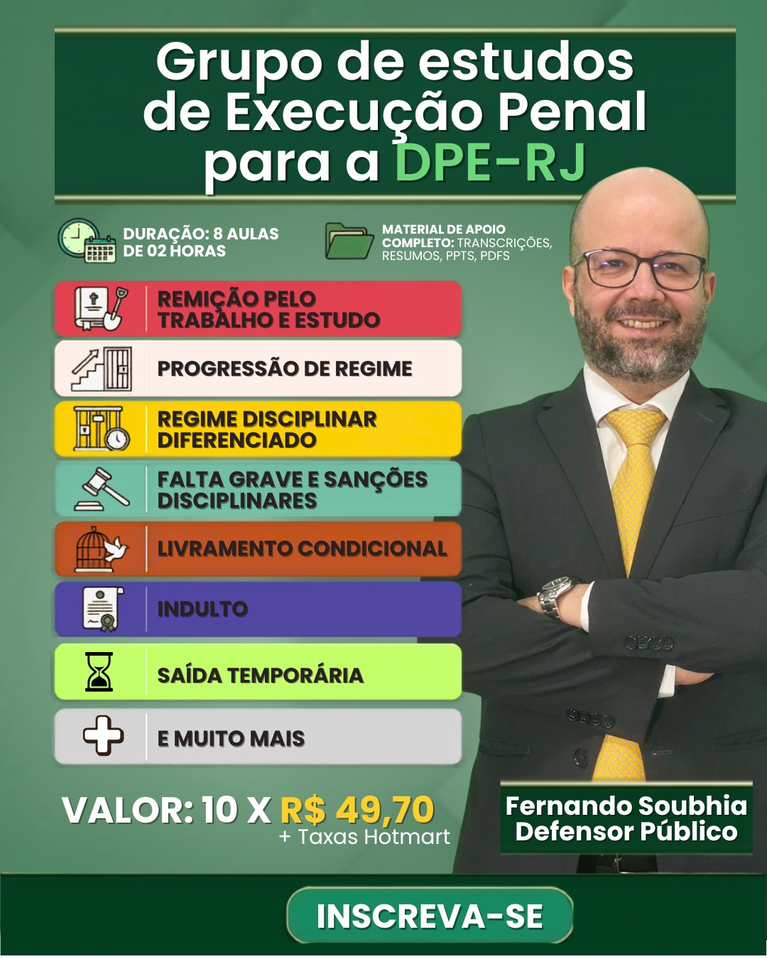 Fernando Antunes Soubhia Facebook ad: Grupo de estudos Execução Penal DPE-RJ
