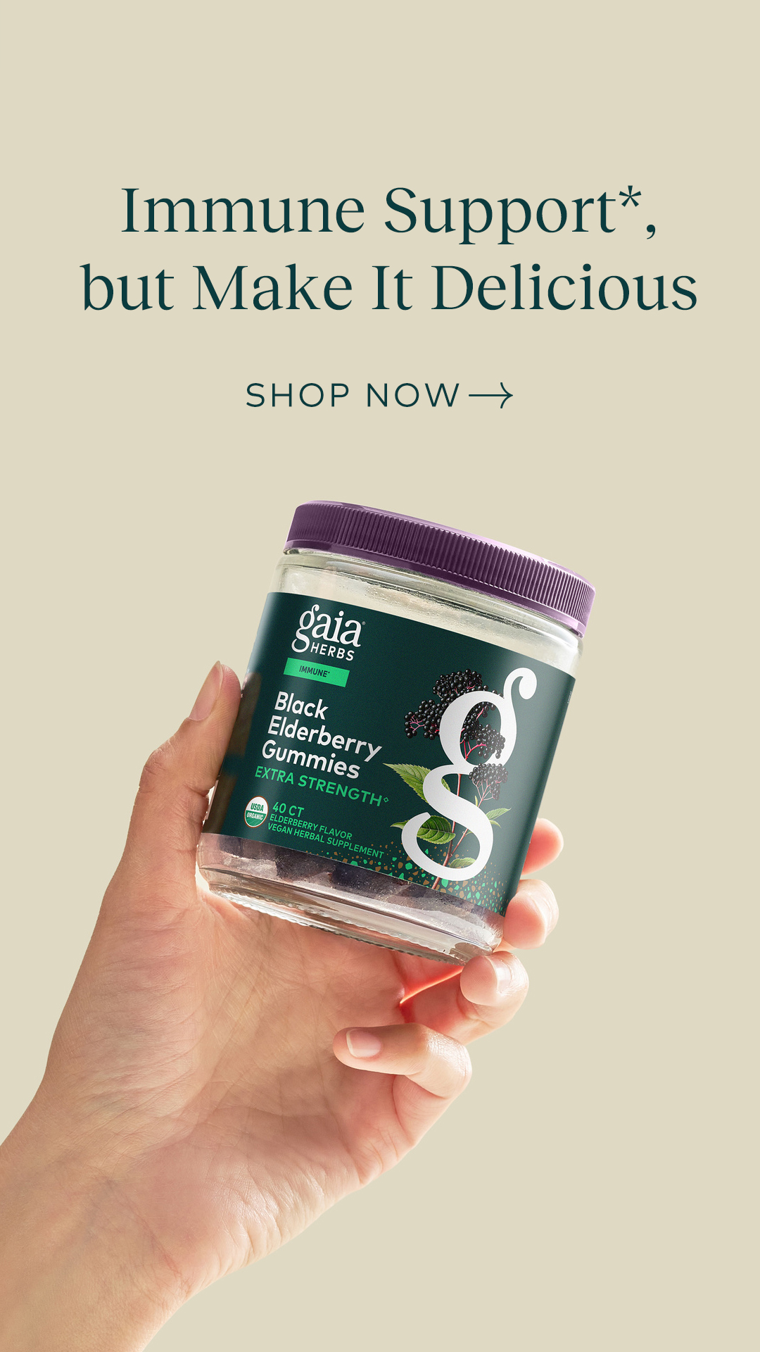 Gaia Herbs Facebook ad