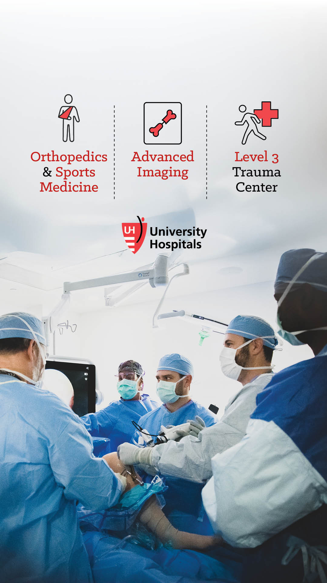 University Hospitals Facebook ad
