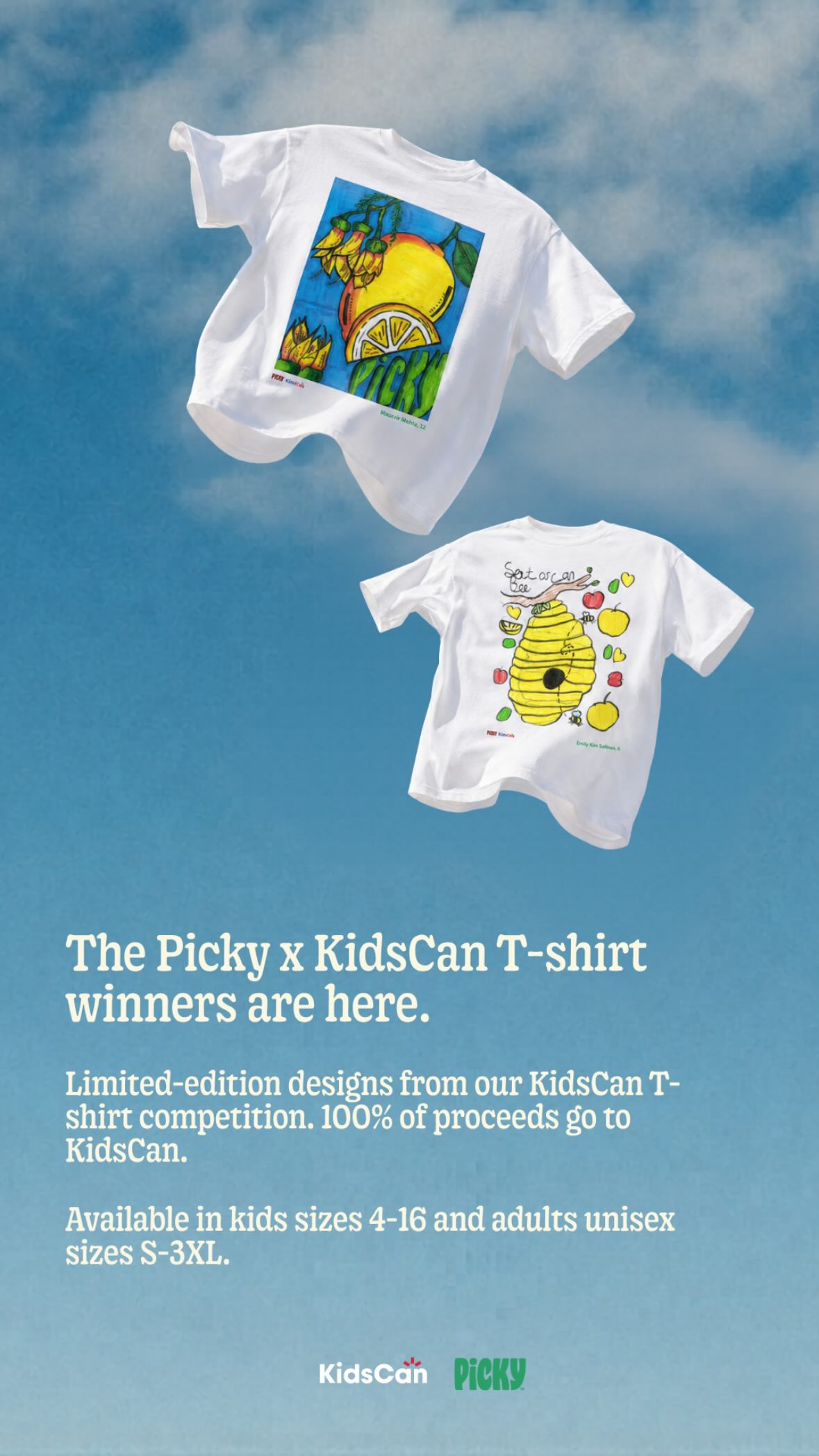 Picky Juices and Smoothies Facebook ad: Design Your Own T-Shirt Competition