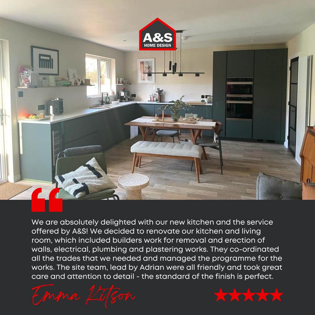 A&S Home Design Facebook ad: Real reviews, real transformations!