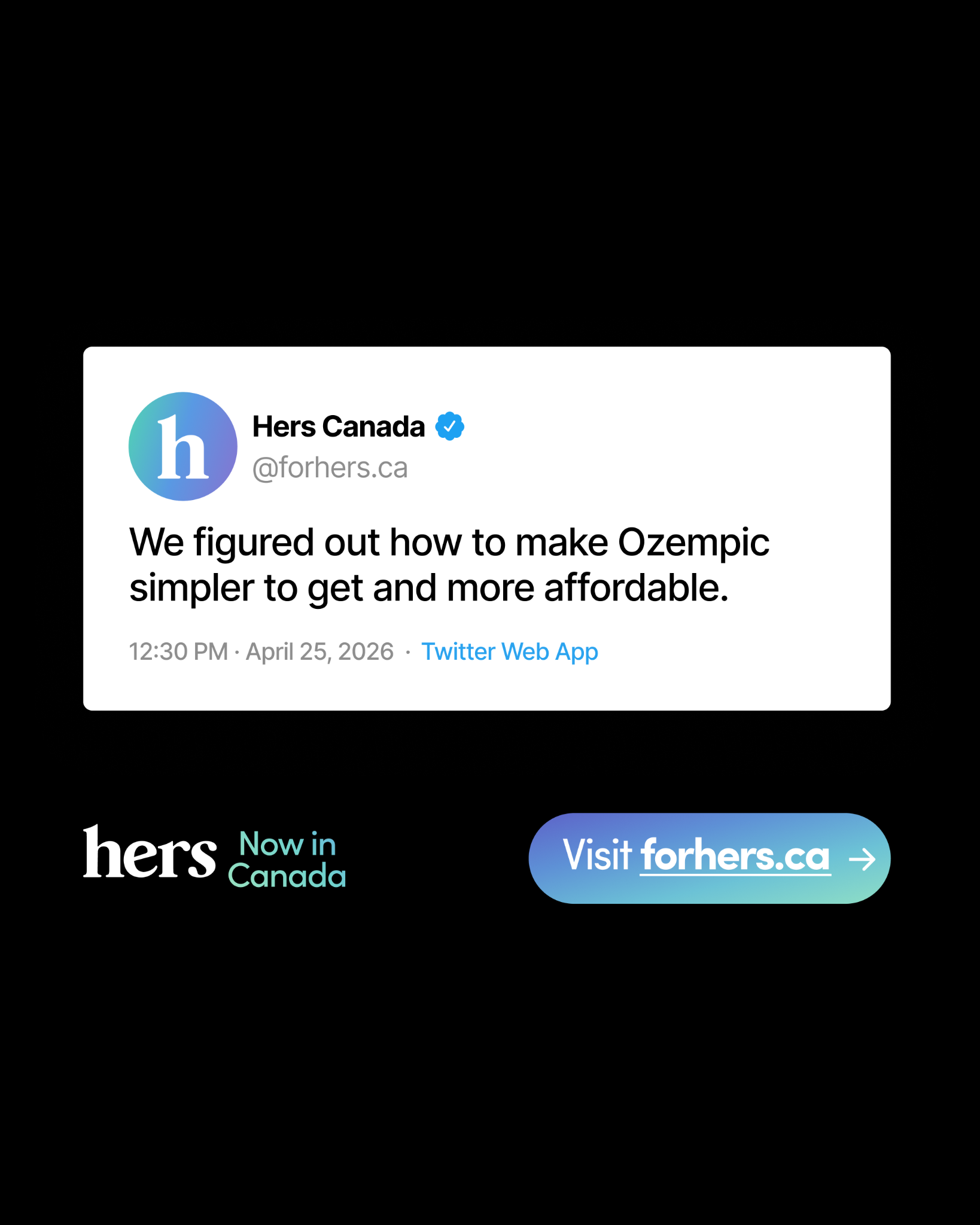 Hers Facebook ad
