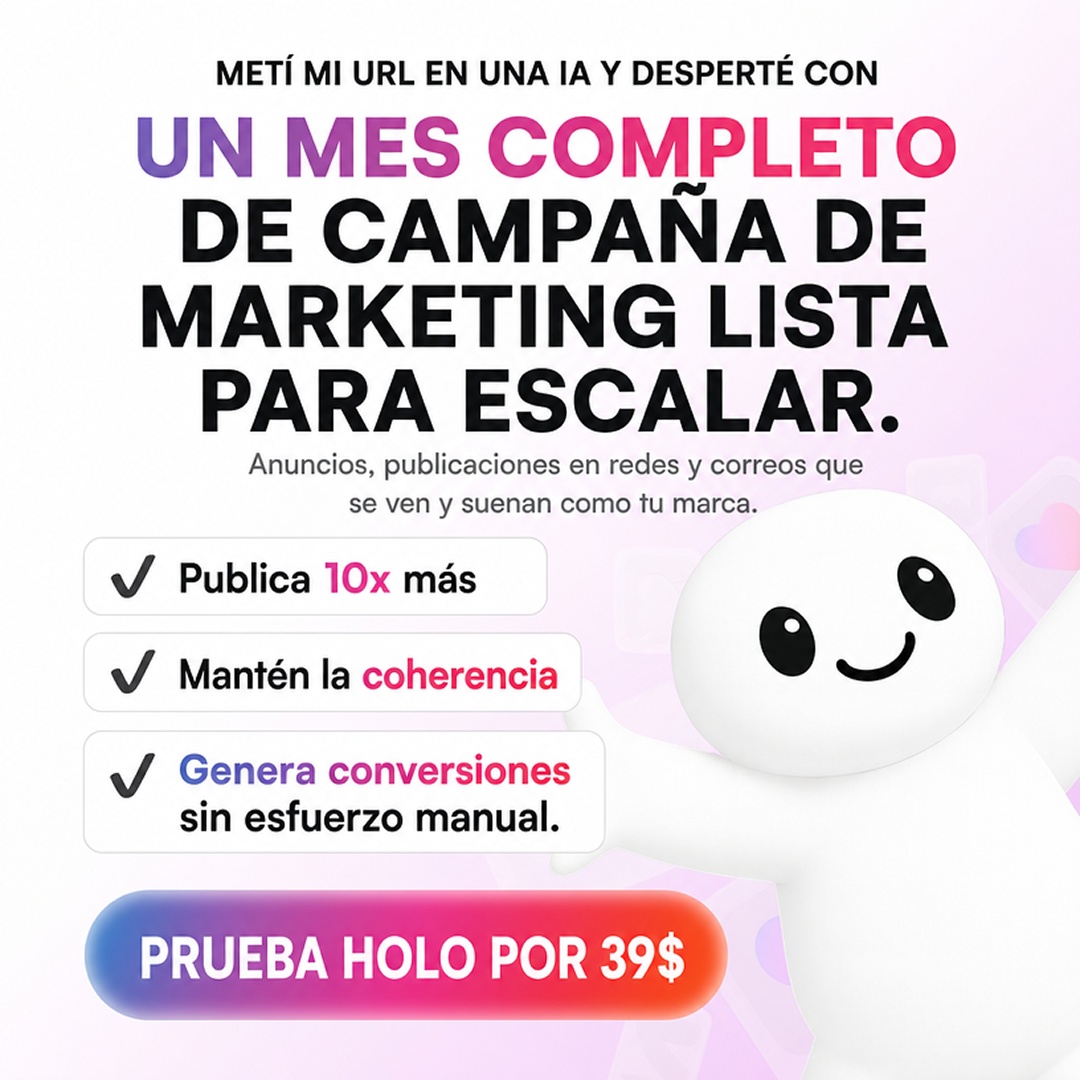 Holo Facebook ad