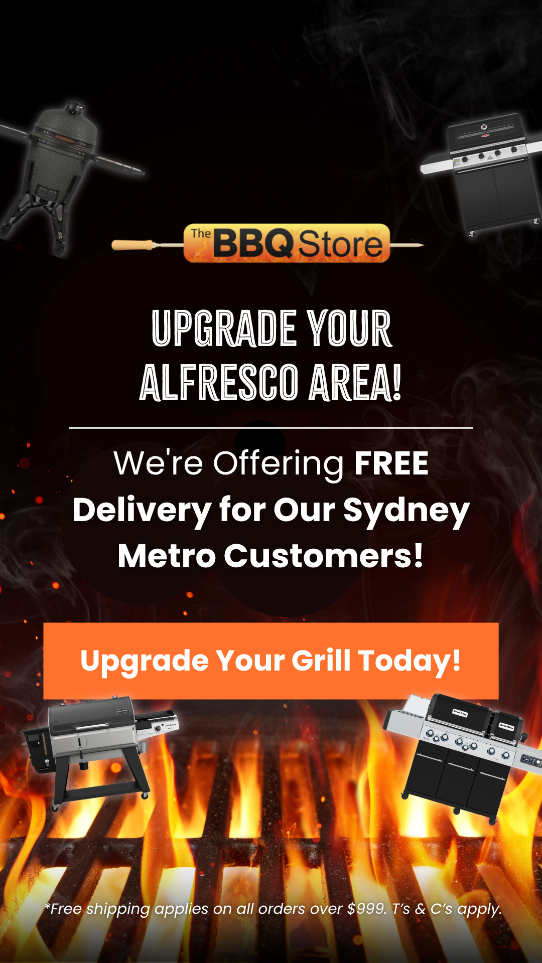 The BBQ Store Facebook ad