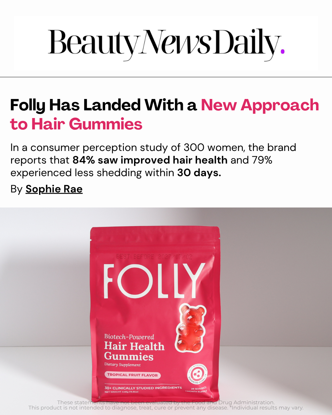 Folly Nutrition Facebook ad