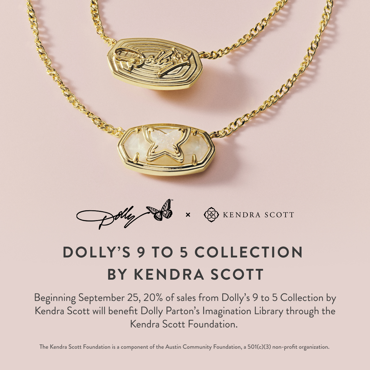 Kendra Scott Facebook ad: Shop for Good
