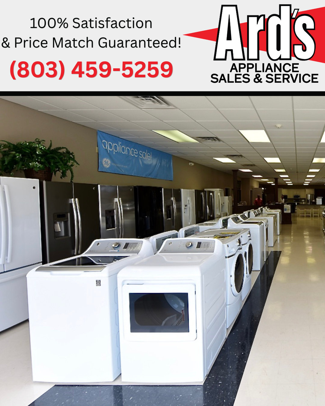 Ard's Appliance Sales & Service Facebook ad