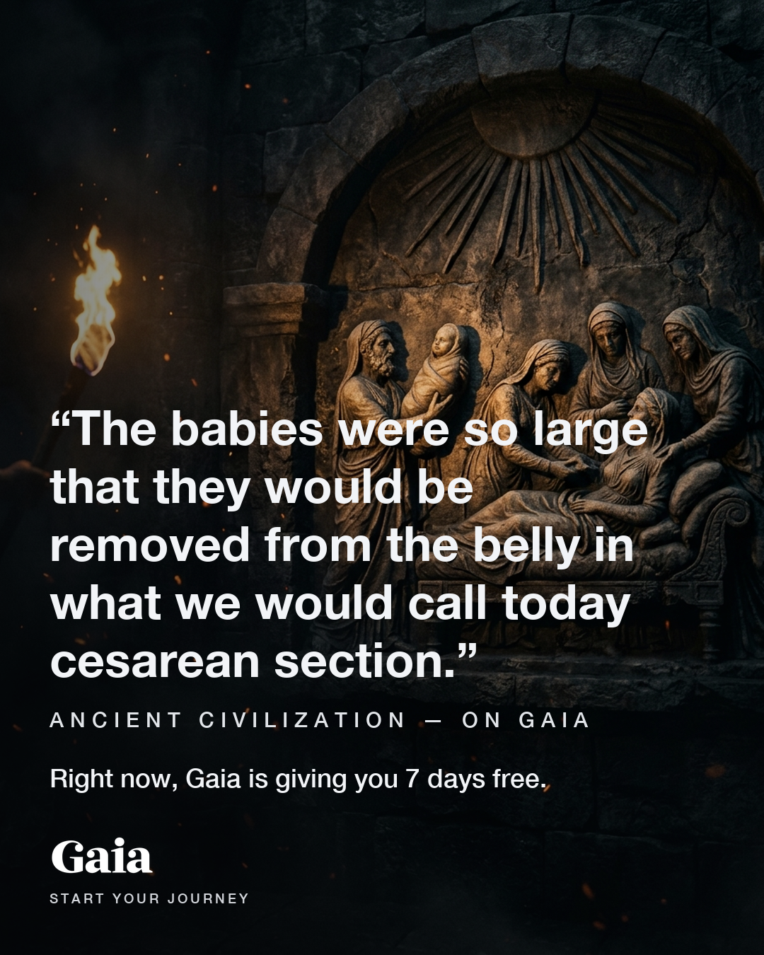 Gaia Facebook ad