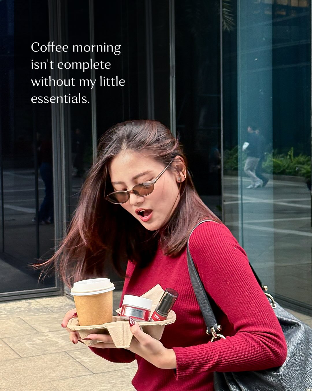 Erha Age Corrector Facebook ad: Your coffee is part of your morning routine.