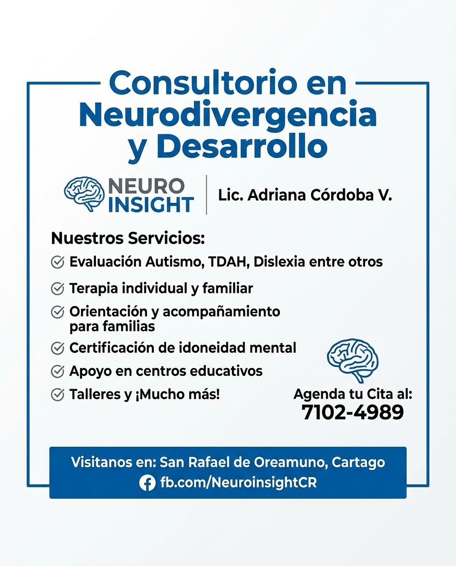 Neuroinsight - Desarrollo Humano y Neurodivergencia Facebook ad: ¡Últimos cupos Neuroinsight!