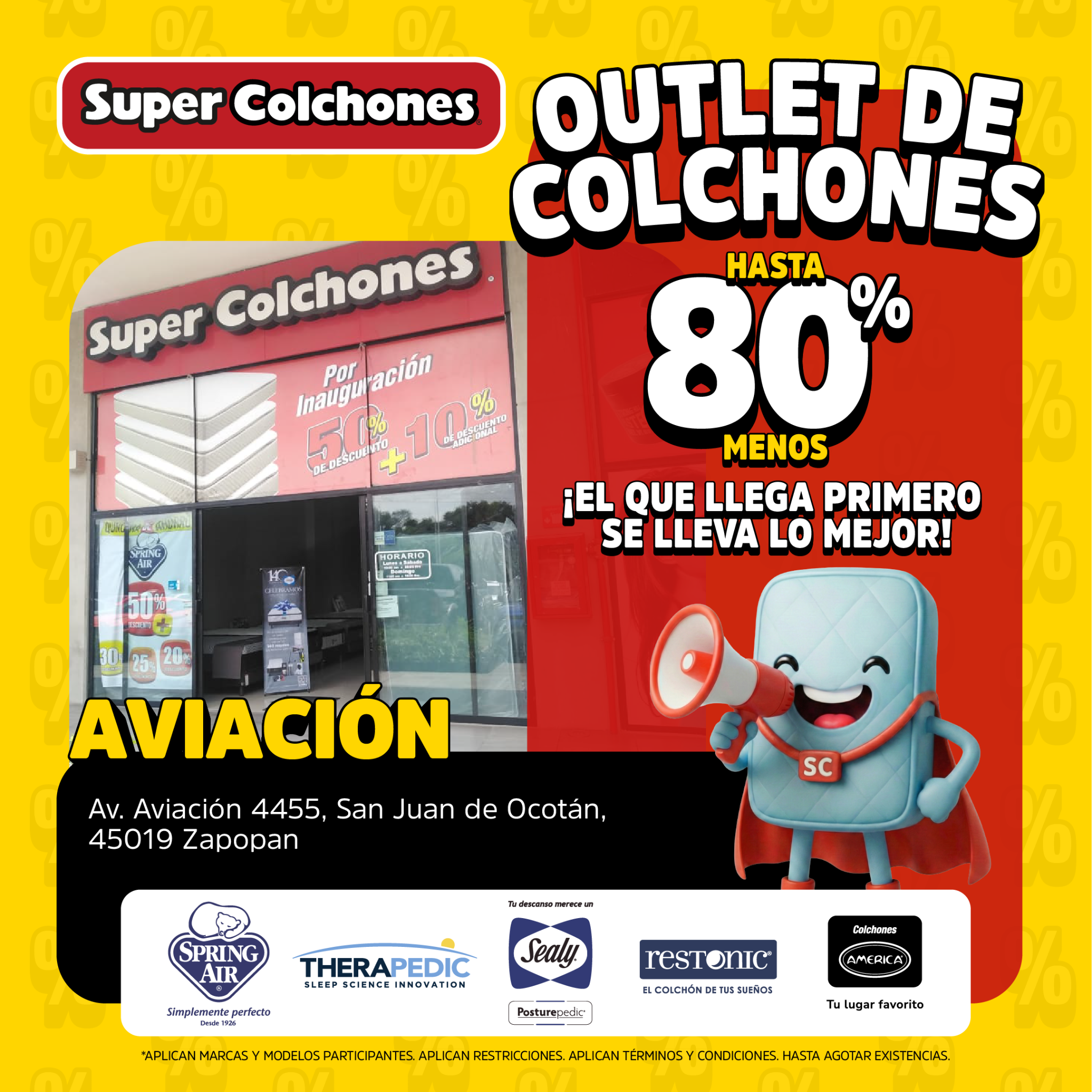 Super Colchones Pacífico Facebook ad