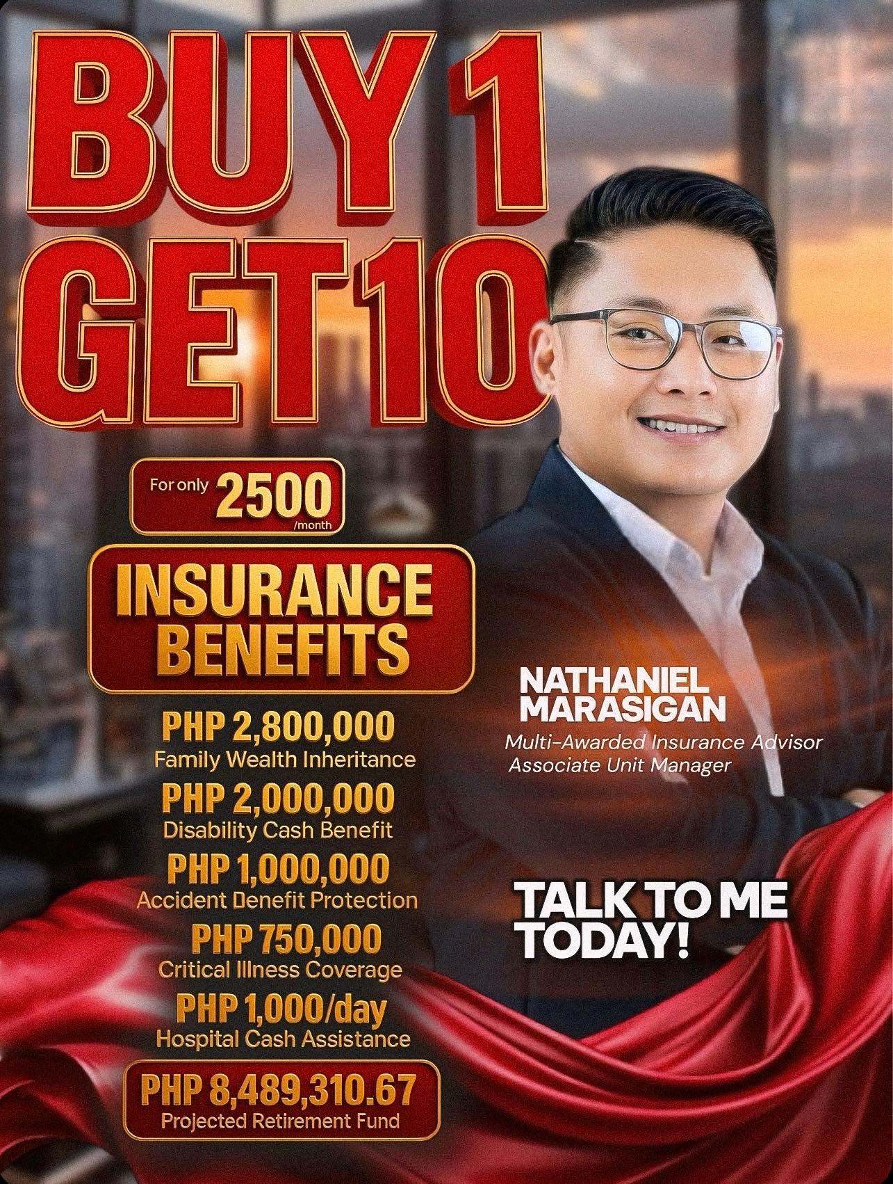 Nathaniel Marasigan - Financial Advisor PRU LIFE UK Facebook ad: 𝐑𝐄𝐀𝐃𝐘 𝐓𝐎 𝐒𝐄𝐂𝐔𝐑𝐄 𝐘𝐎𝐔𝐑 𝐅𝐔𝐓𝐔𝐑𝐄?