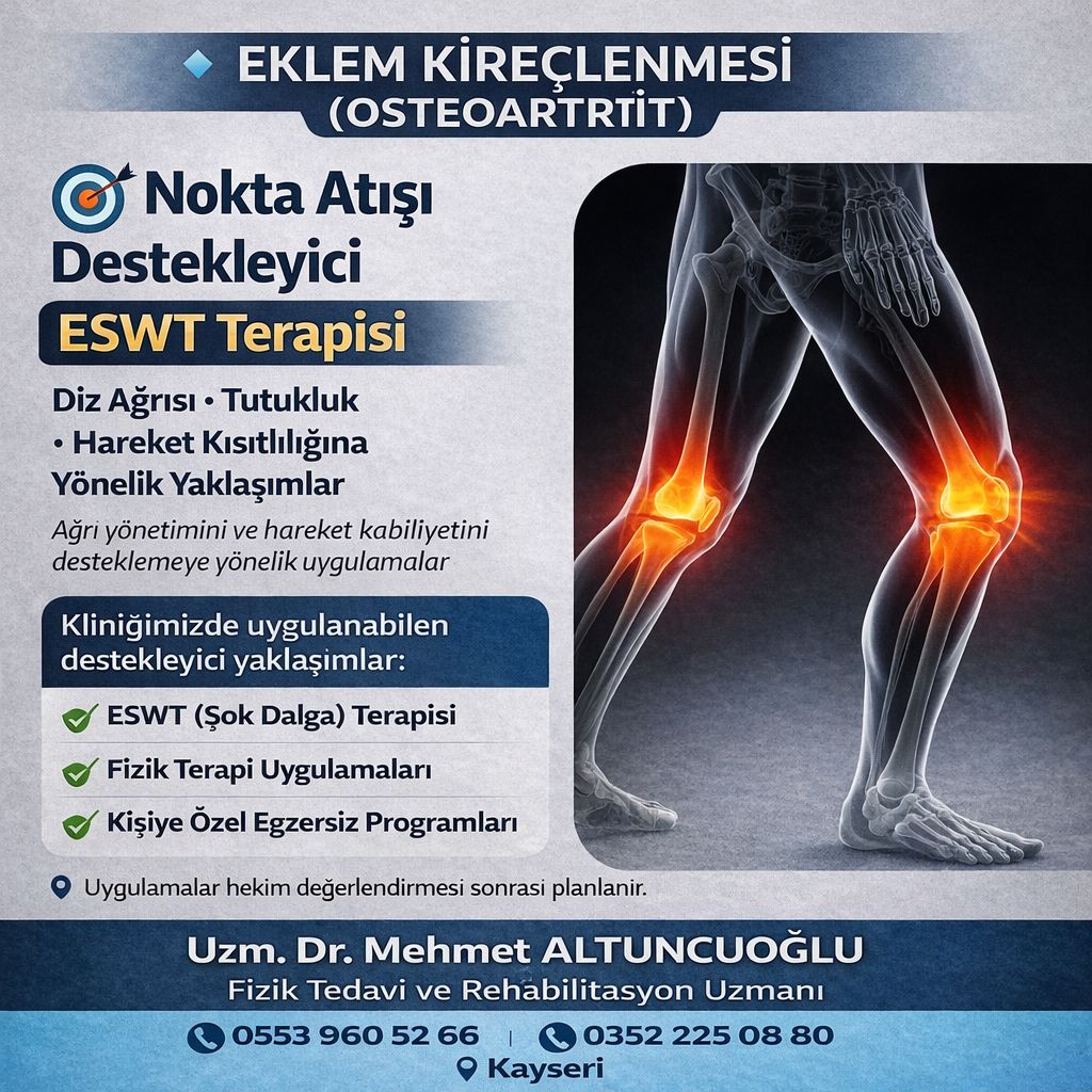 Uzm.Dr.Mehmet Altuncuoğlu-1 Facebook ad: Muayene ÜCRETSİZDİR-Kayseri Fizik Tedavi