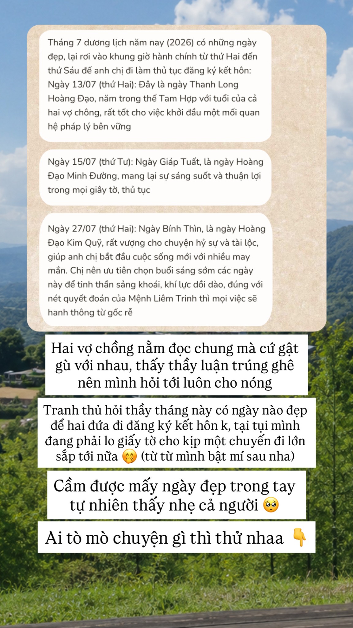 Thu Trang Facebook ad: Tham khảo ngày đẹp chỉ trong vài phút