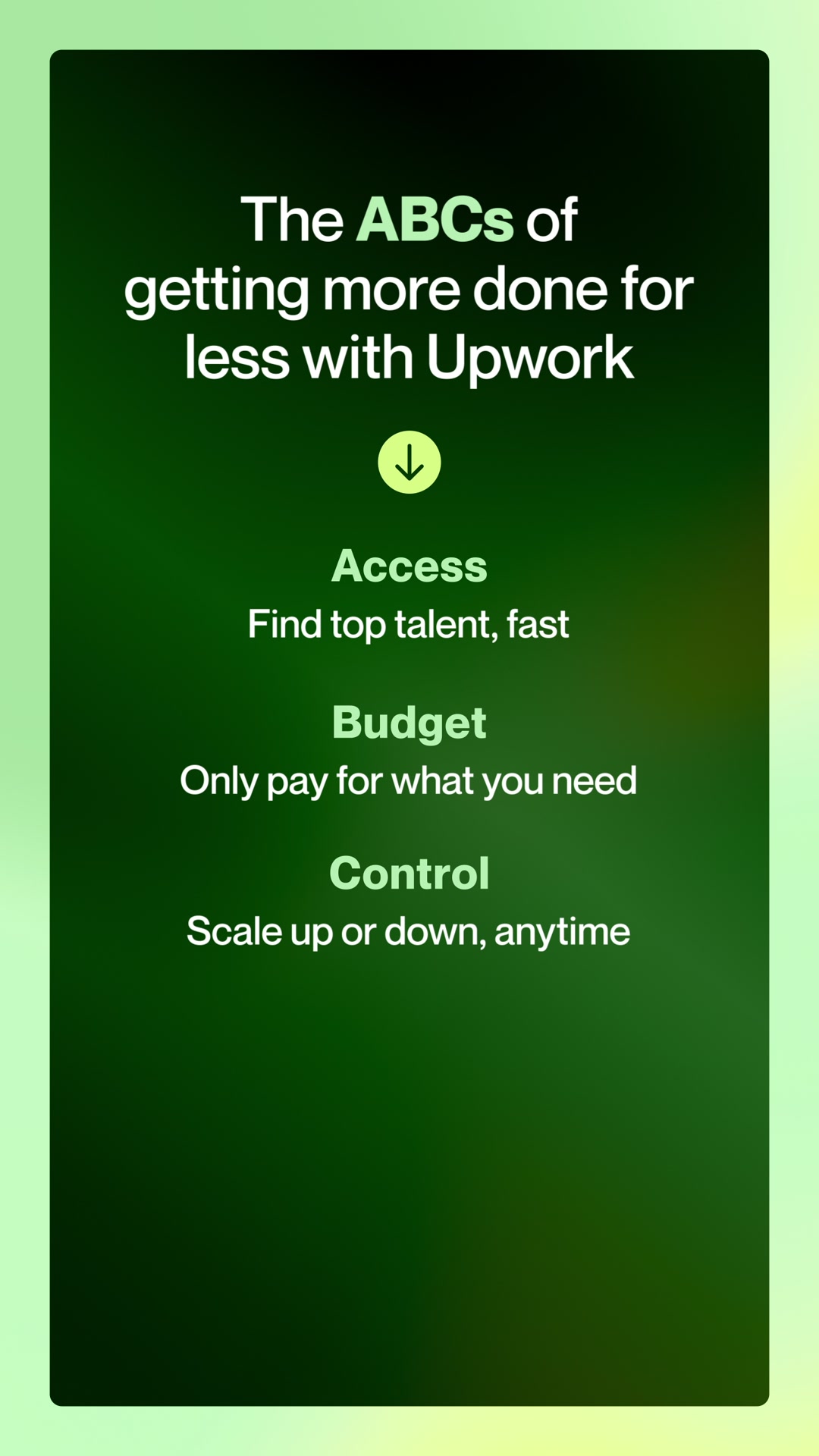 Upwork Facebook ad from Sep 1, 2026