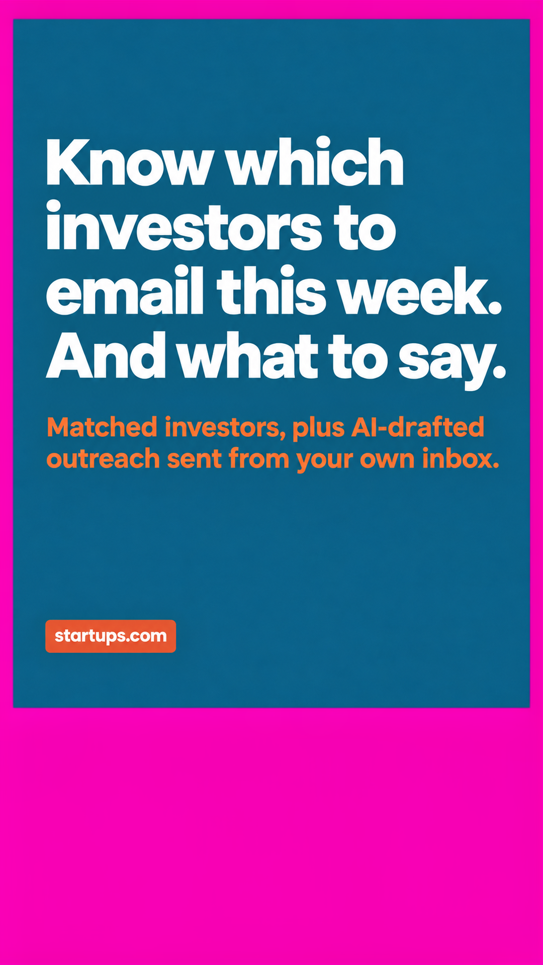 Startups.com Facebook ad: Startups Pro