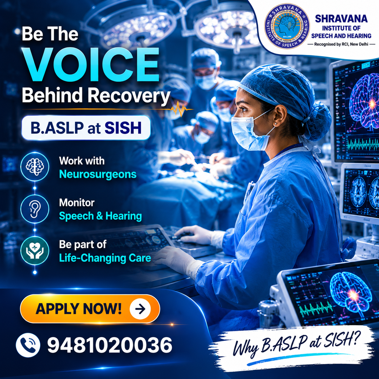 Shravana Institute of Speech and Hearing Facebook ad from May 29, 2026