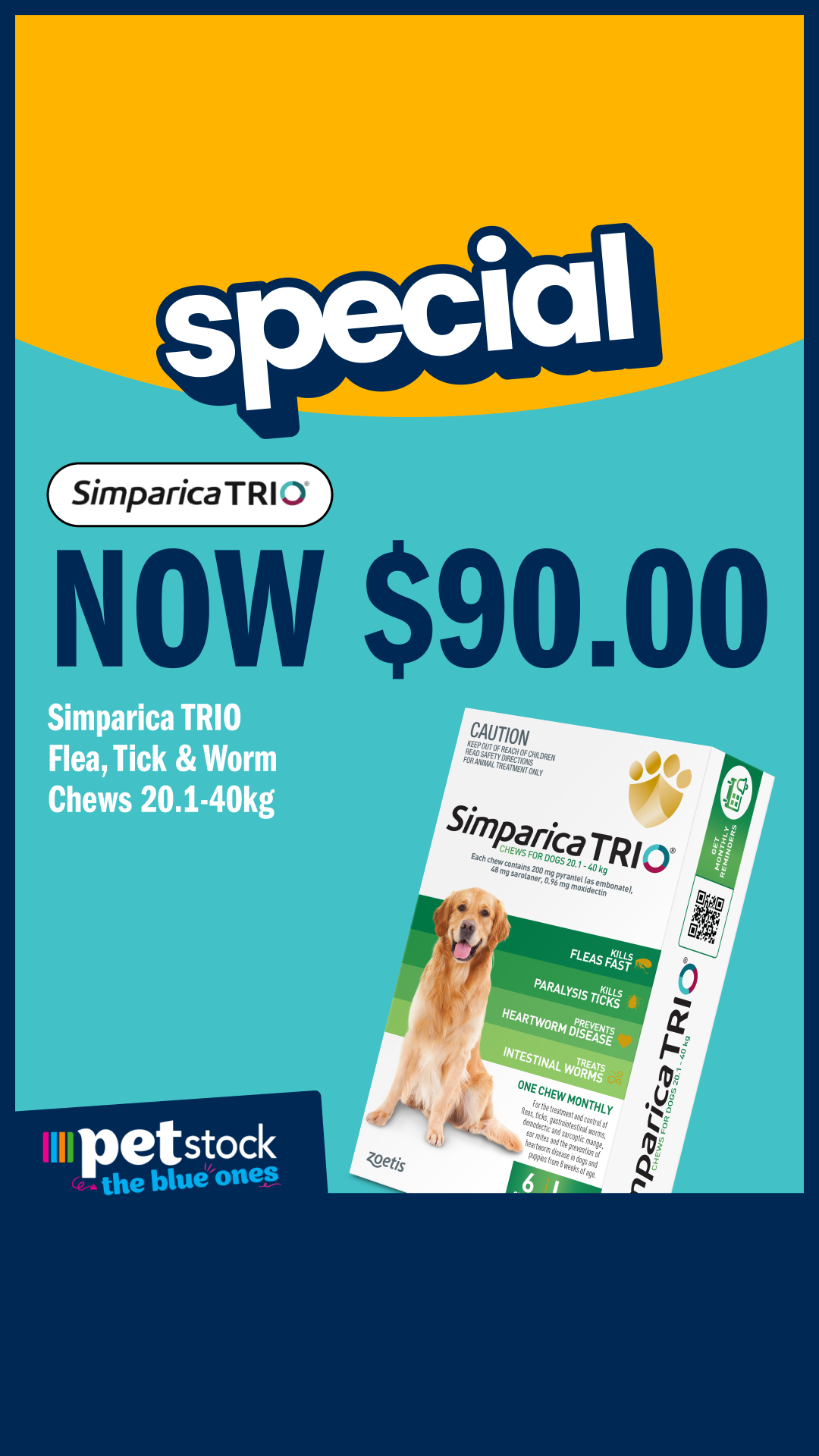 Petstock Facebook ad