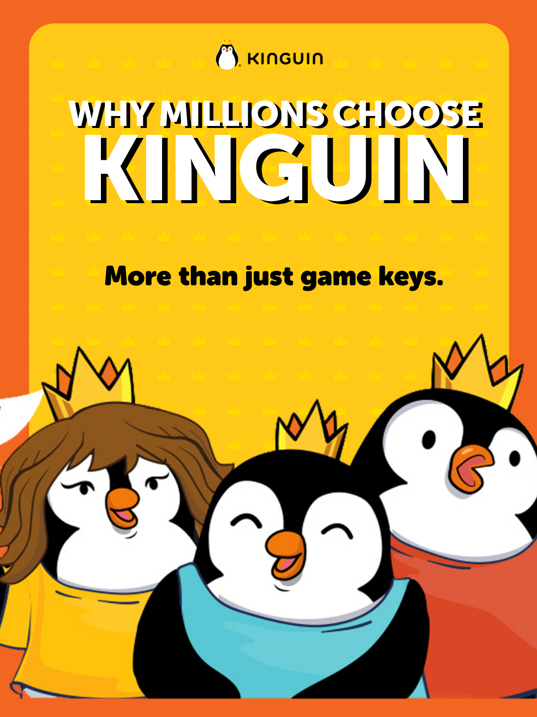 Kinguin - SEA Facebook ad: Not just game keys.