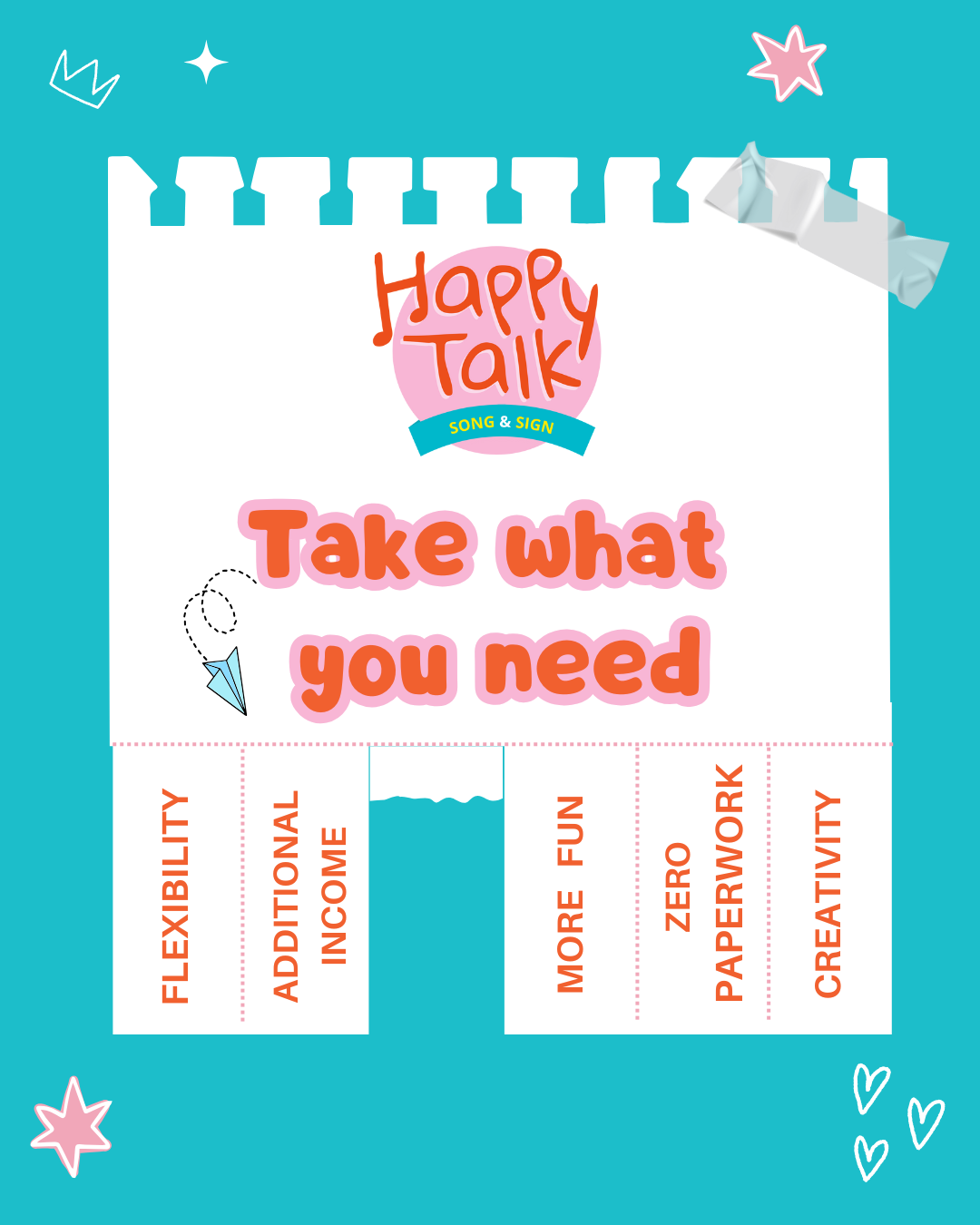 Happy Talk Song and Sign Facebook ad