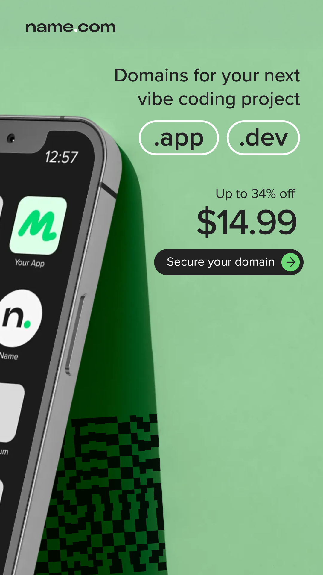 name.com Facebook ad