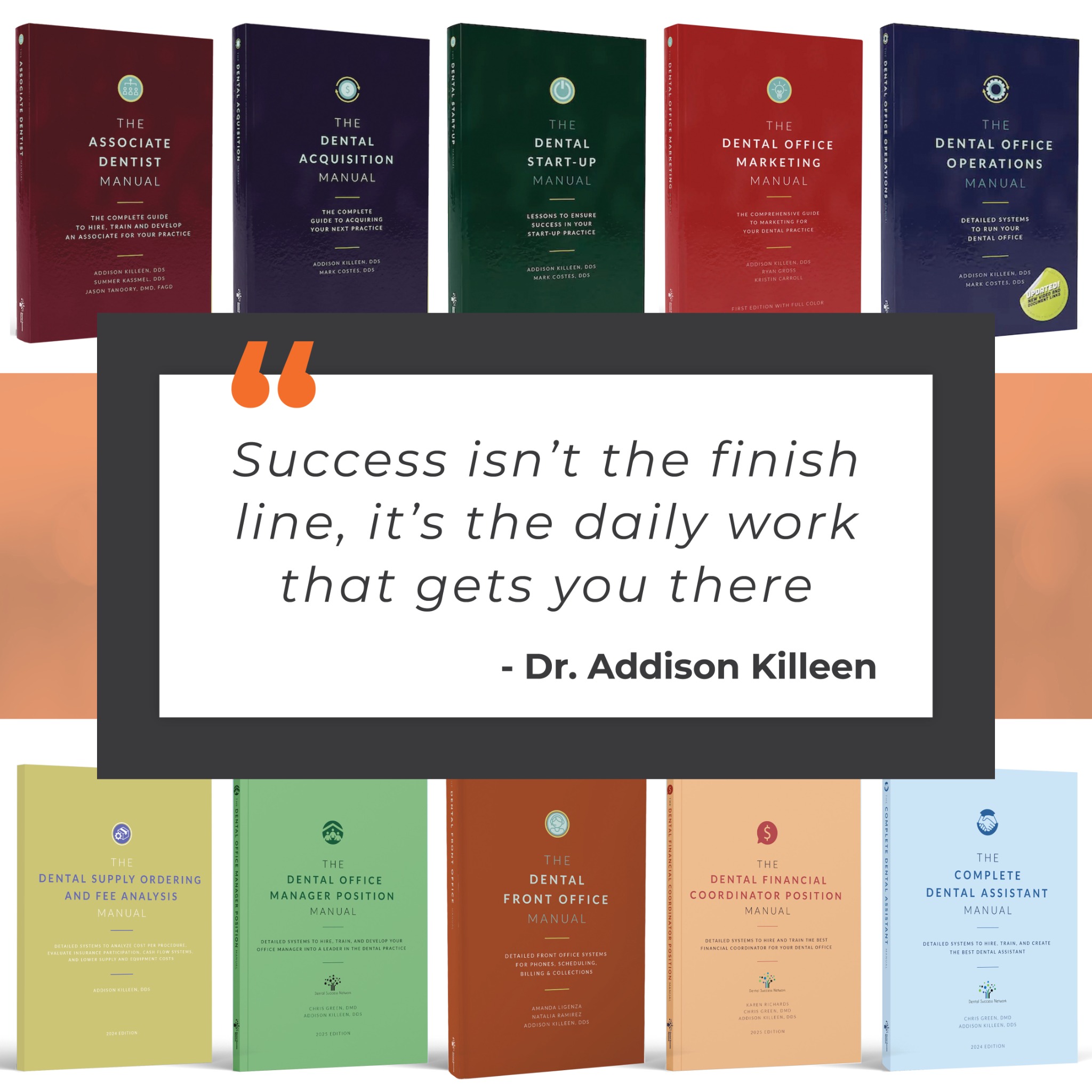Addison Killeen Facebook ad: Dental Startup Manual, Your Complete Startup Roadmap