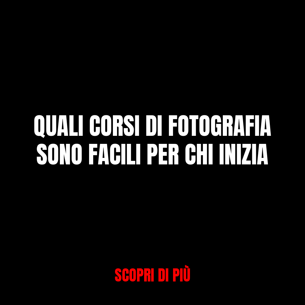 Tips and Findings Facebook ad: Corsi di Fotografia per Principianti