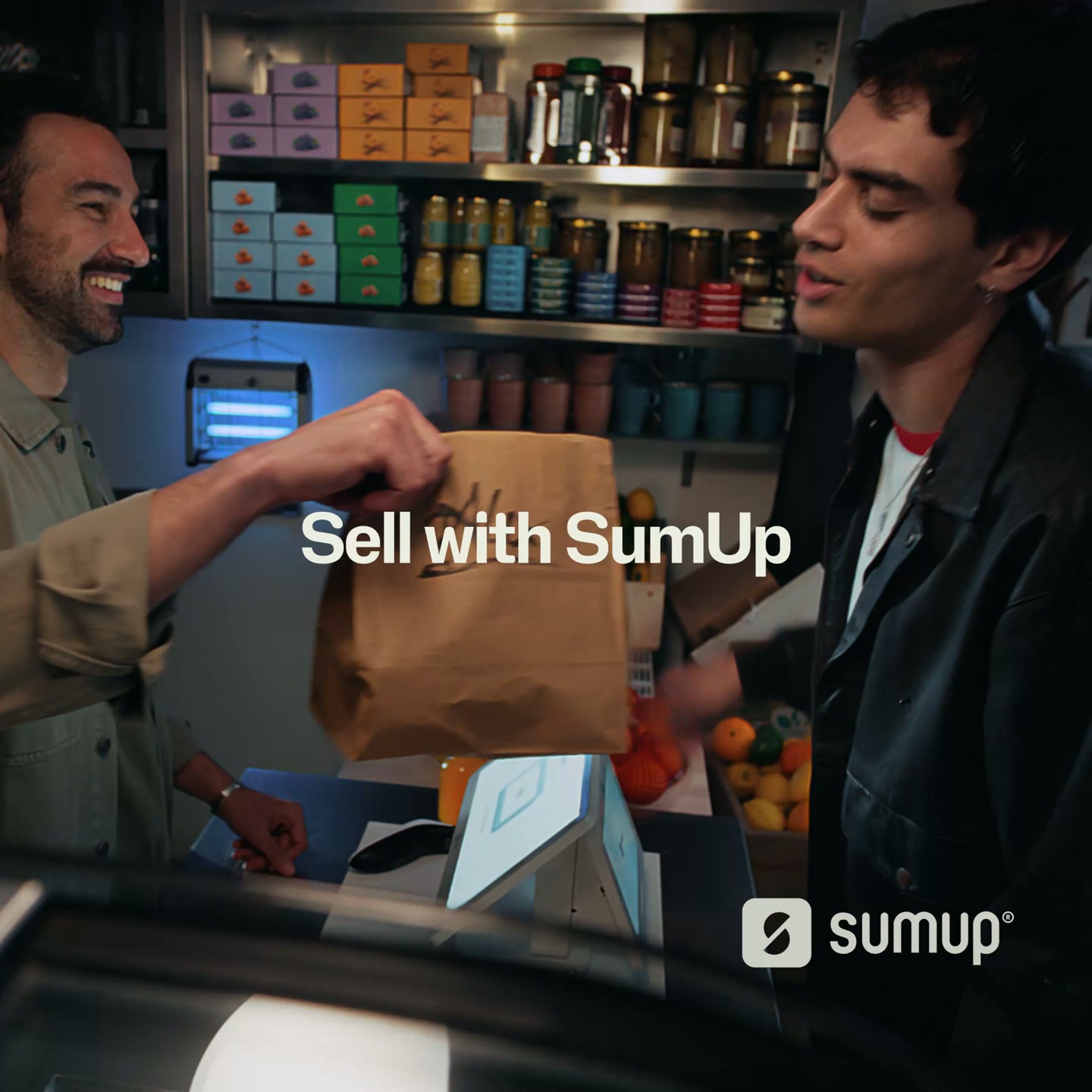 SumUp Facebook ad: For local business & local life
