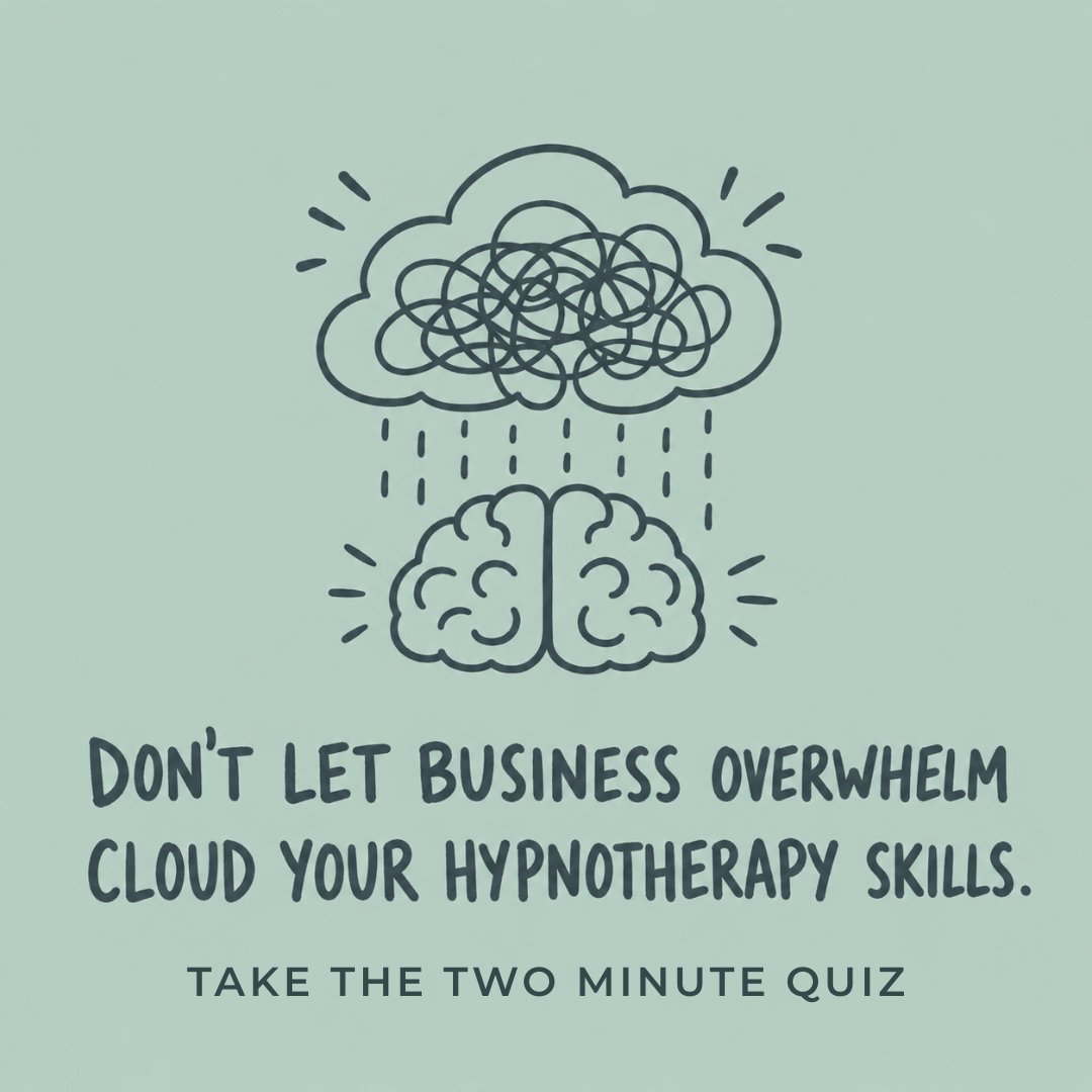 Hypno Design Studio Facebook ad: Find your Hypnotherapy Business Bottleneck
