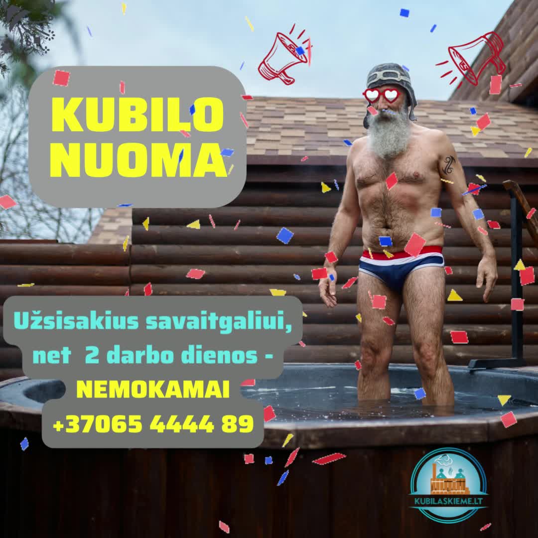 Kubilo nuoma - Kubilaskieme.lt Facebook ad