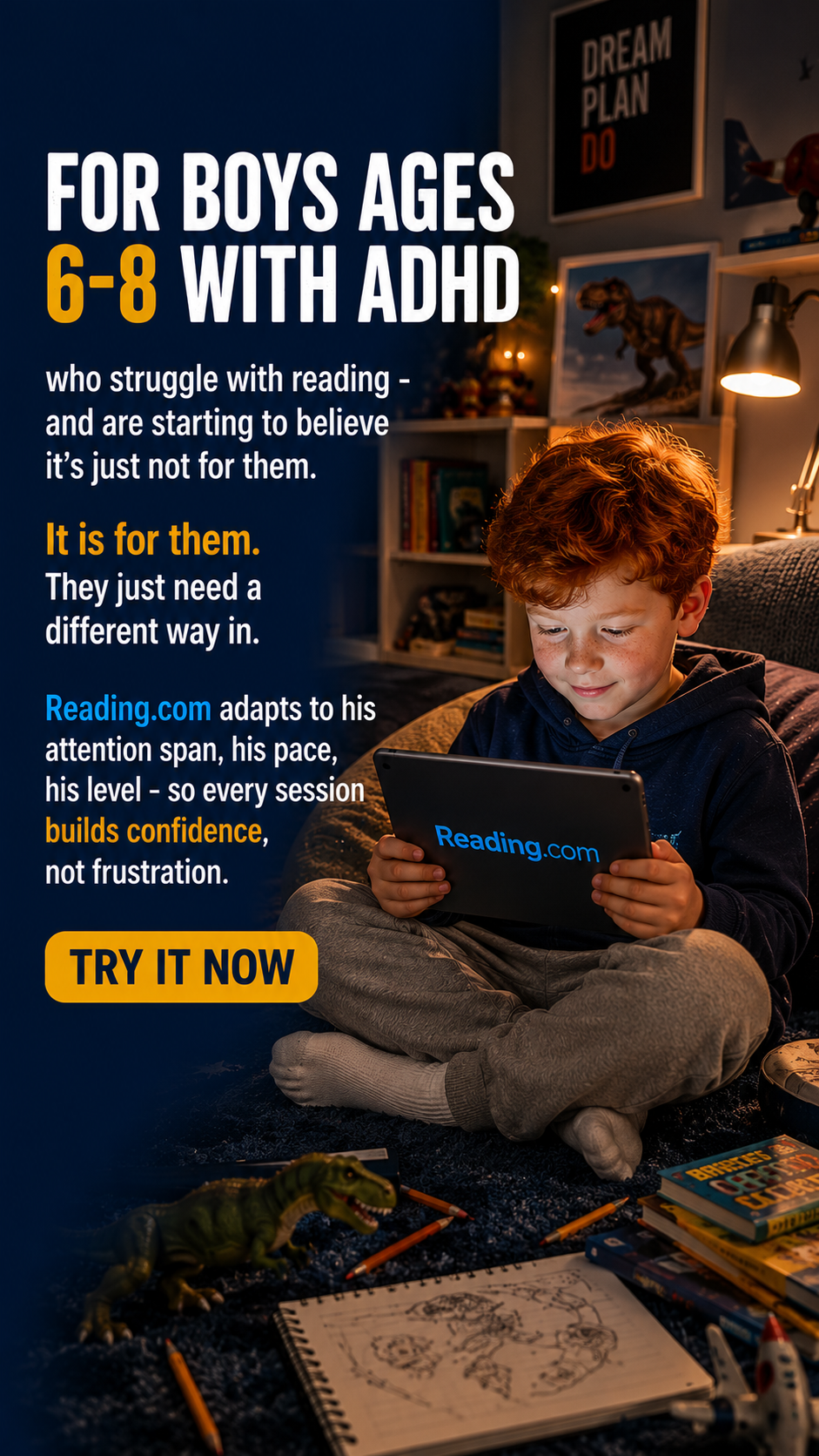 Reading.com Facebook ad
